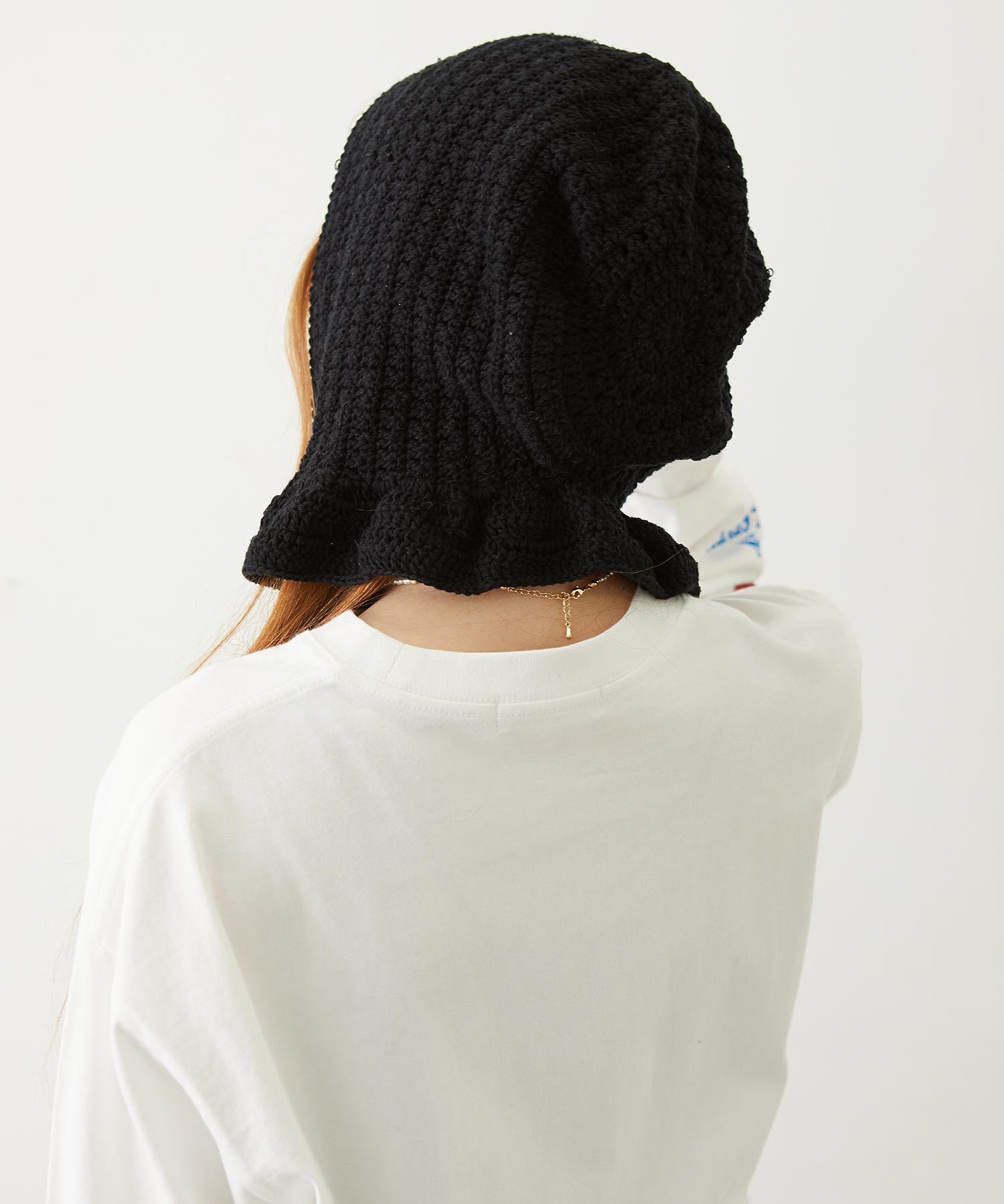FRILL KNIT BONNET