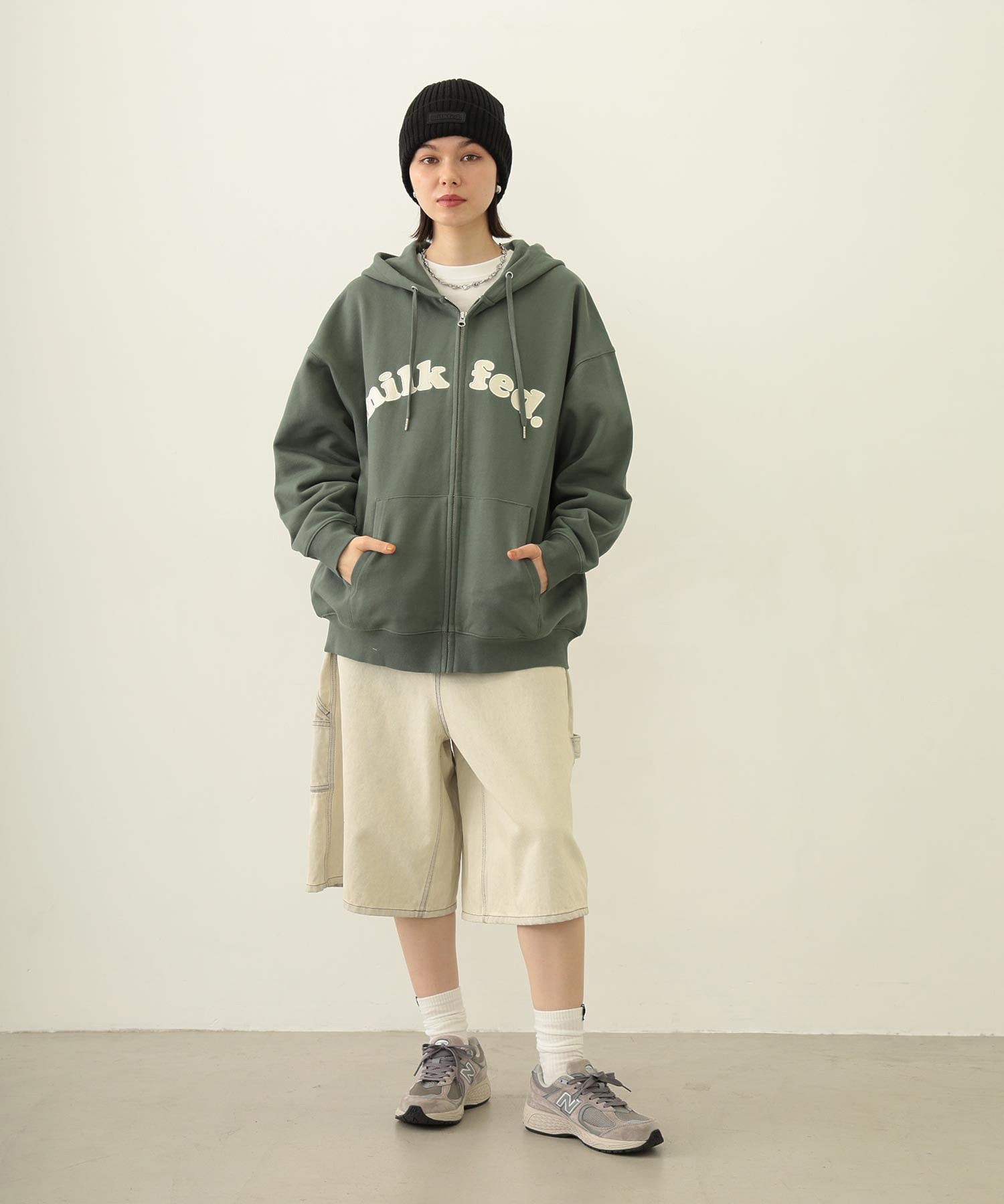 ARCH COOPER LOGO ZIP UP HOODIE