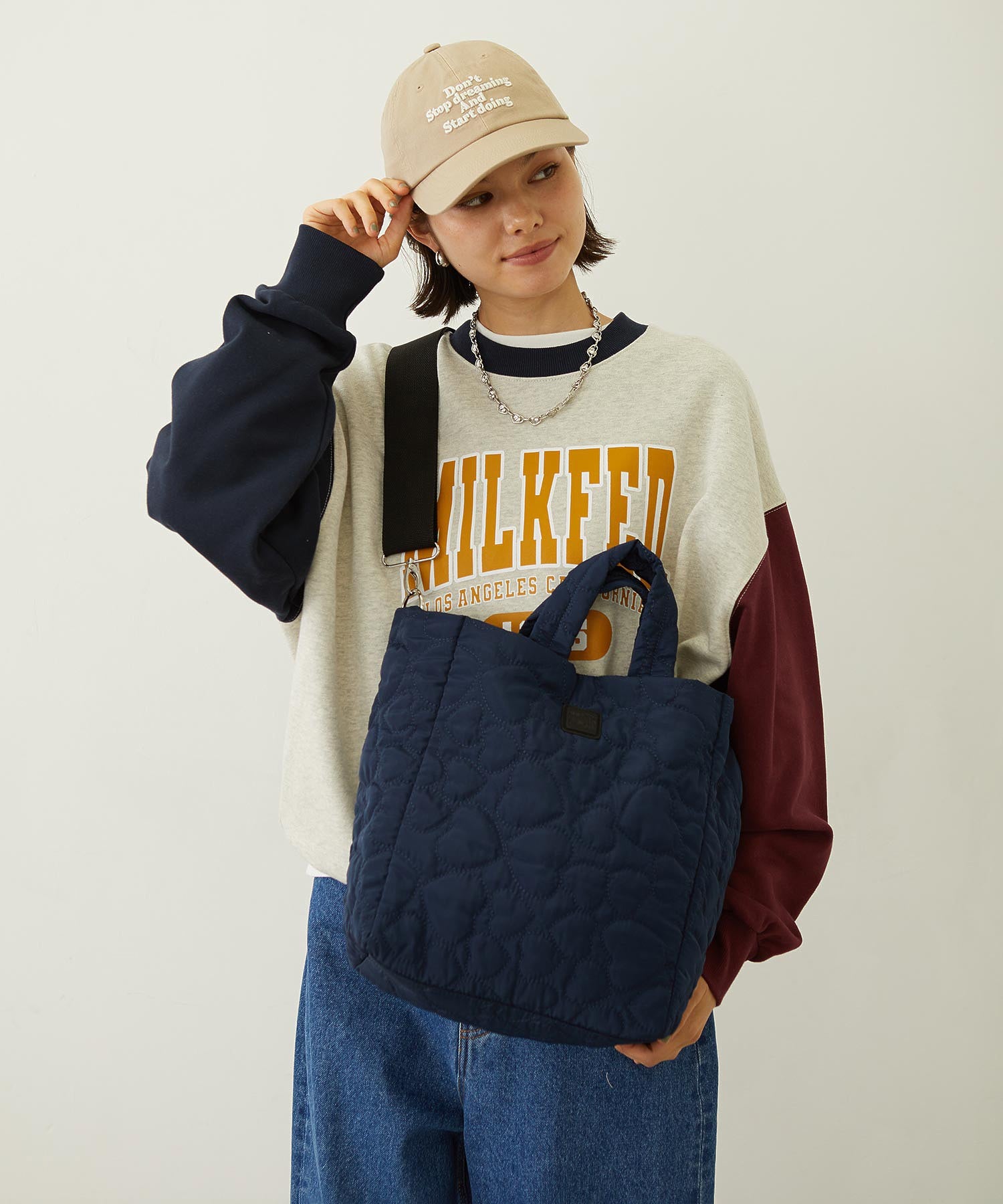 HEART QUILTED BAG