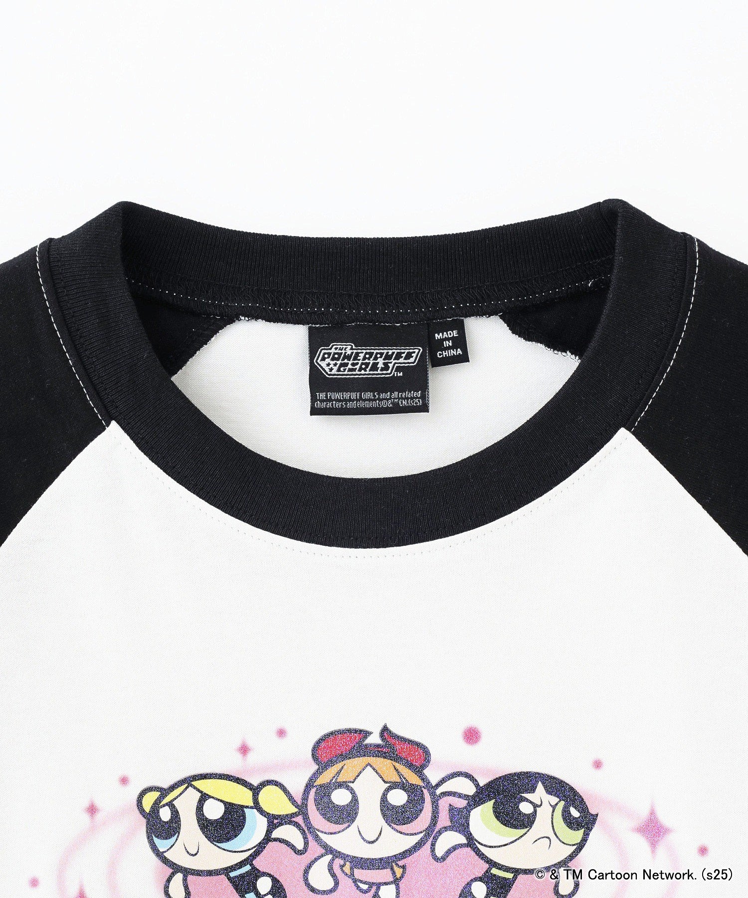 THE POWERPUFF GIRLS × X-girl RAGLAN L/S BABY TEE