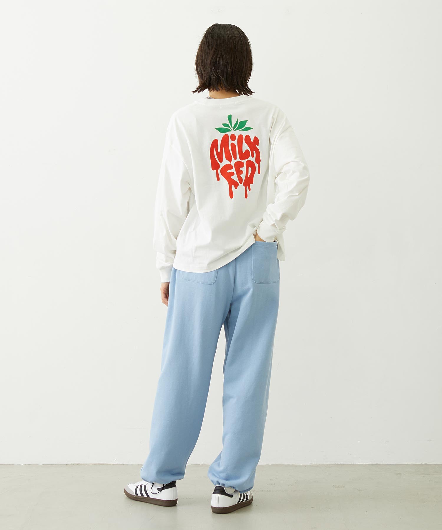 MELTY STRAWBERRY WIDE L/S TEE