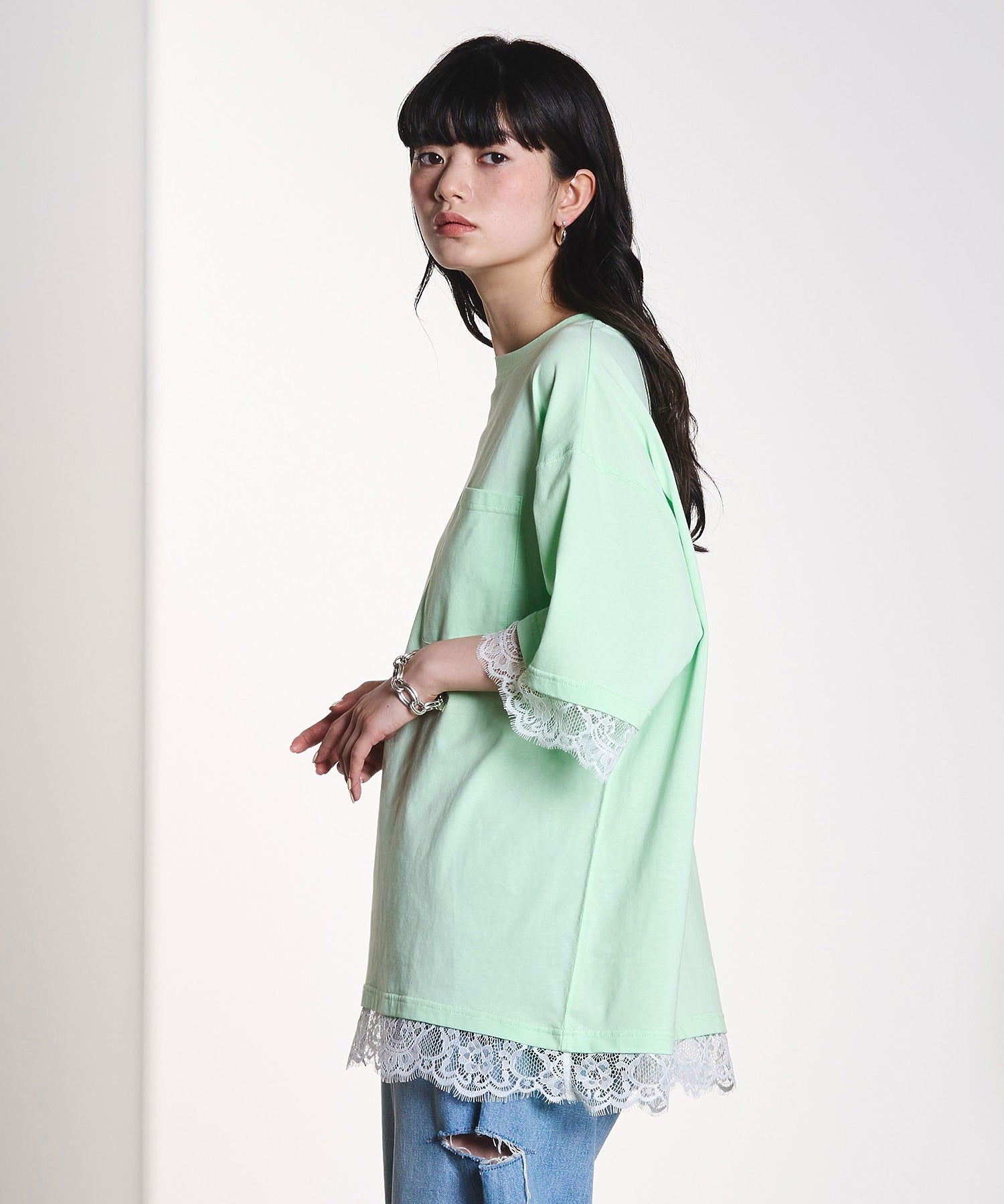 model:163cm 着用サイズ:ONE SIZE