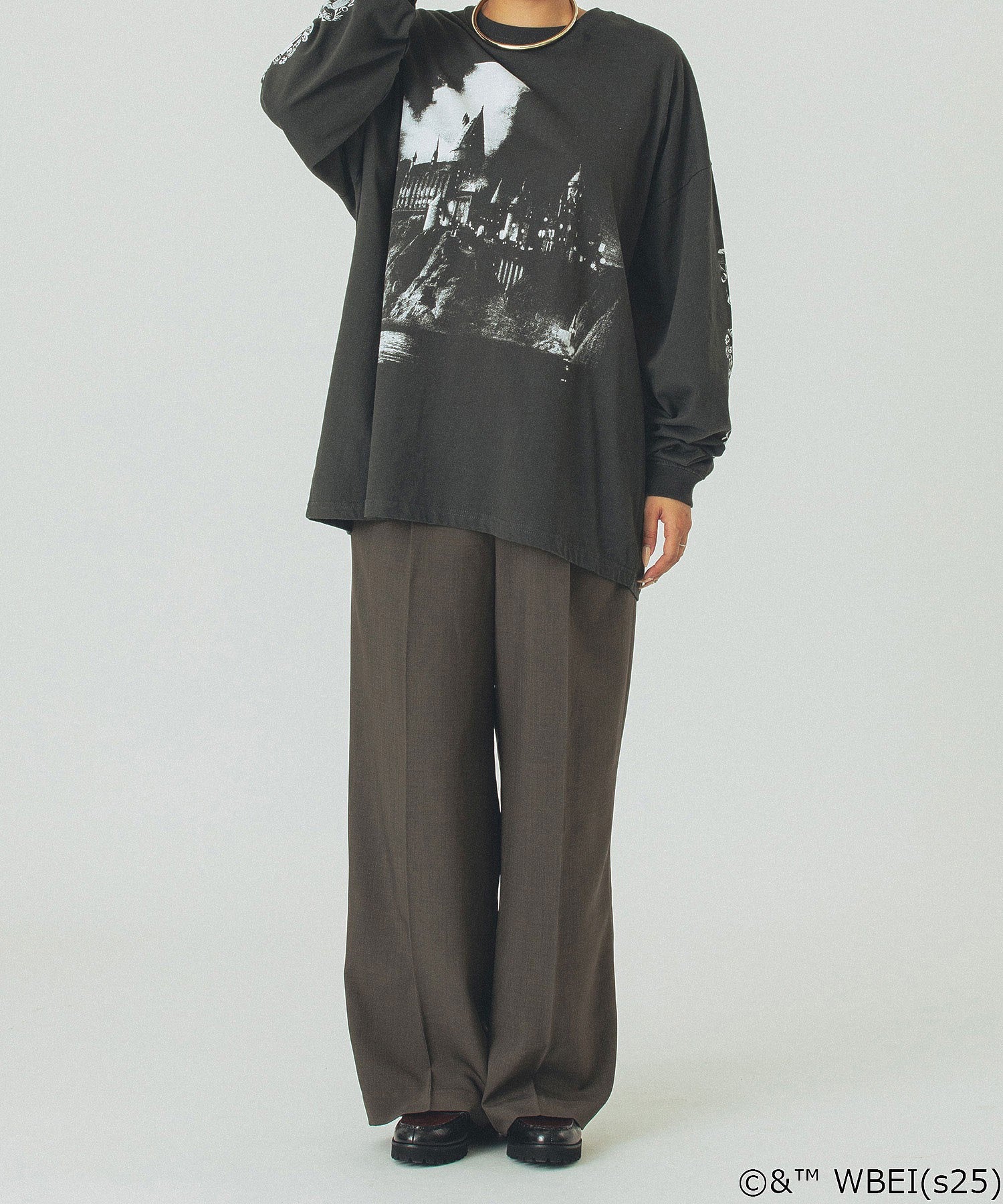model:168cm 着用サイズ:L