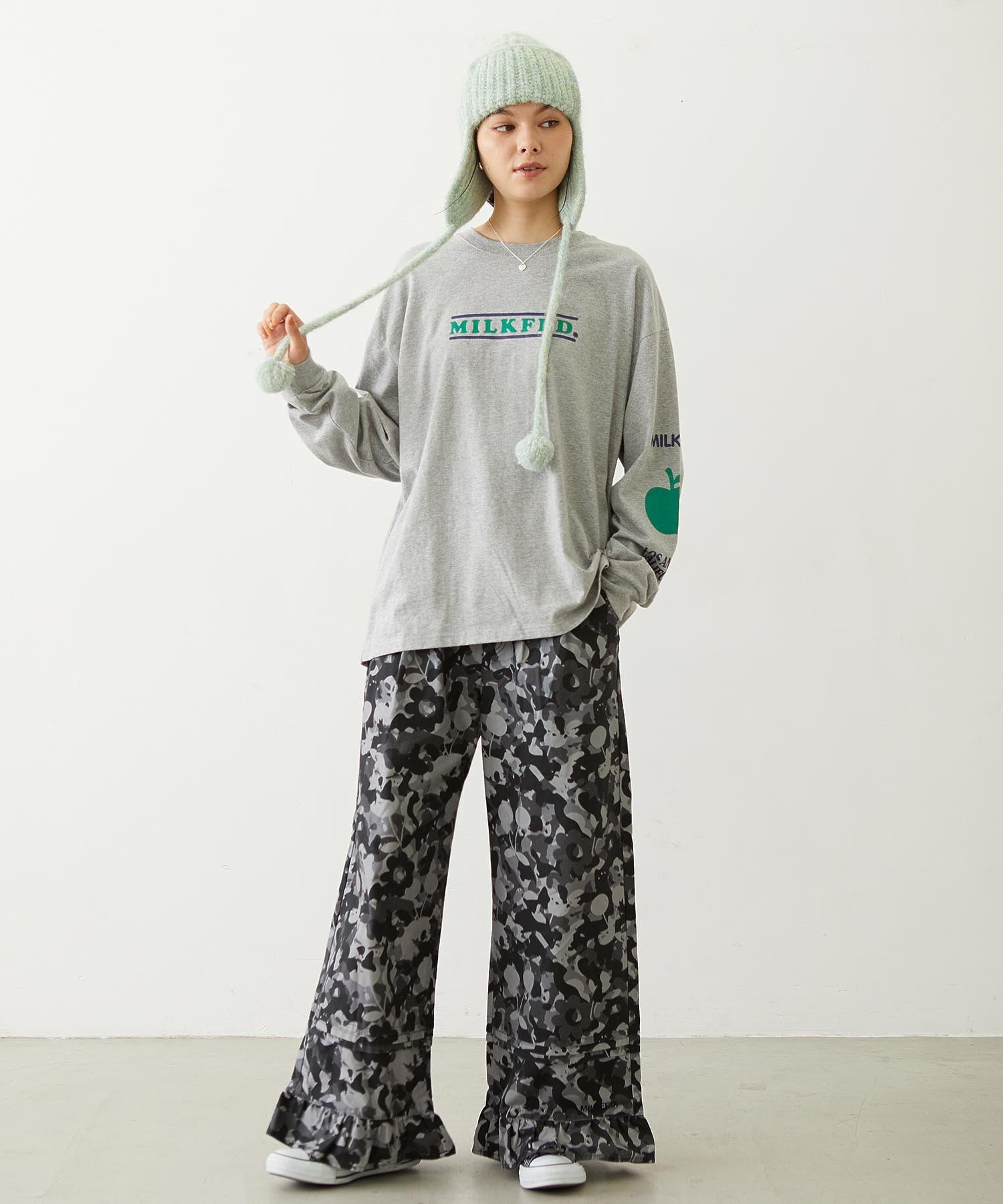 FRUIT SLEEVE PRINT L/S TEE