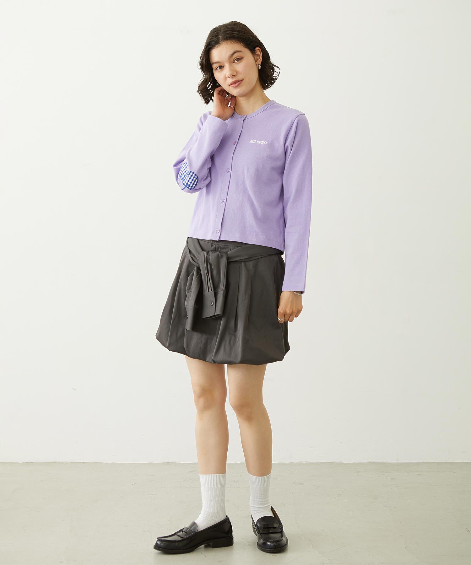 CHERRY ELBOW CARDIGAN