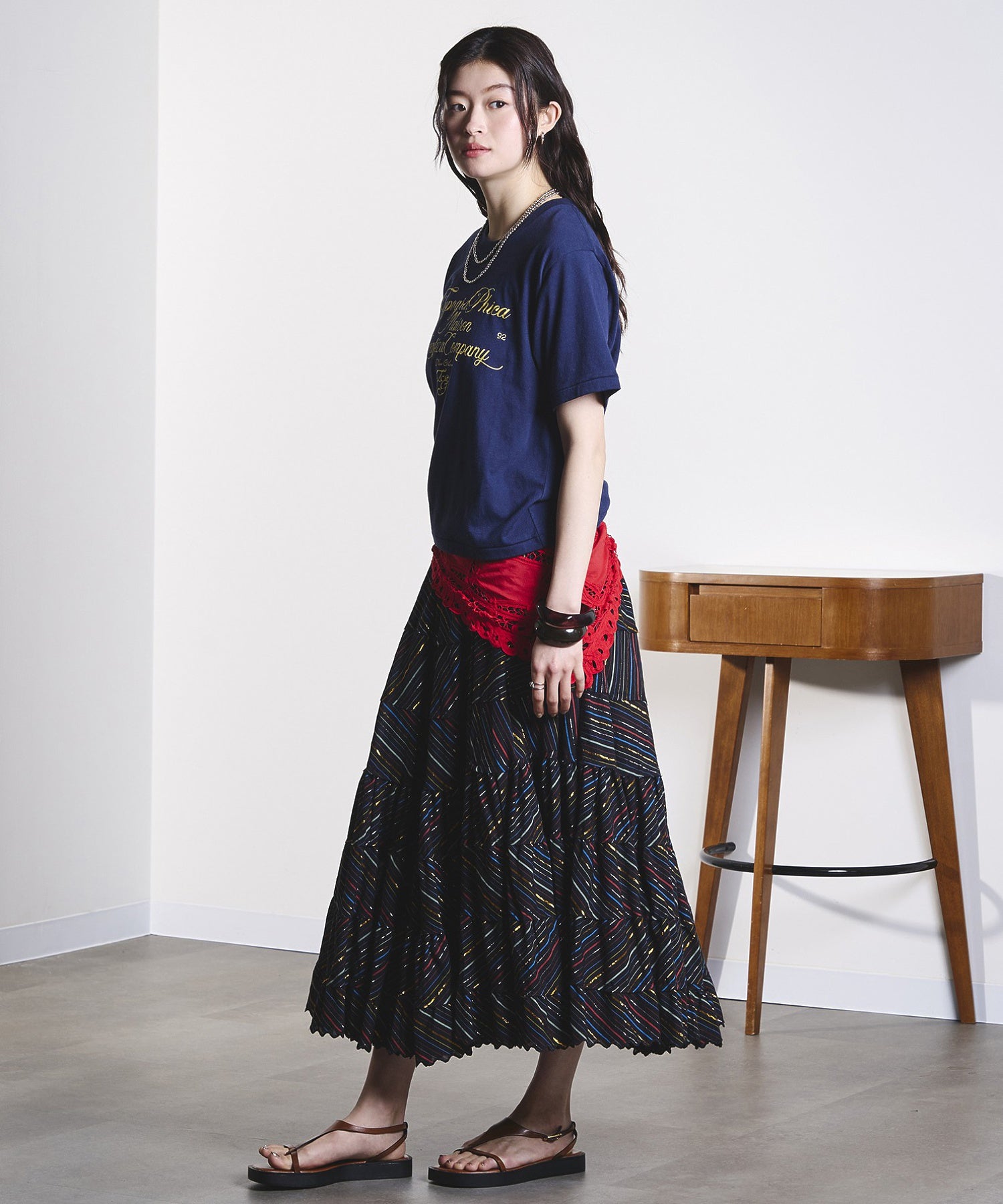 mag.by c/BATTEN LACE SCARF