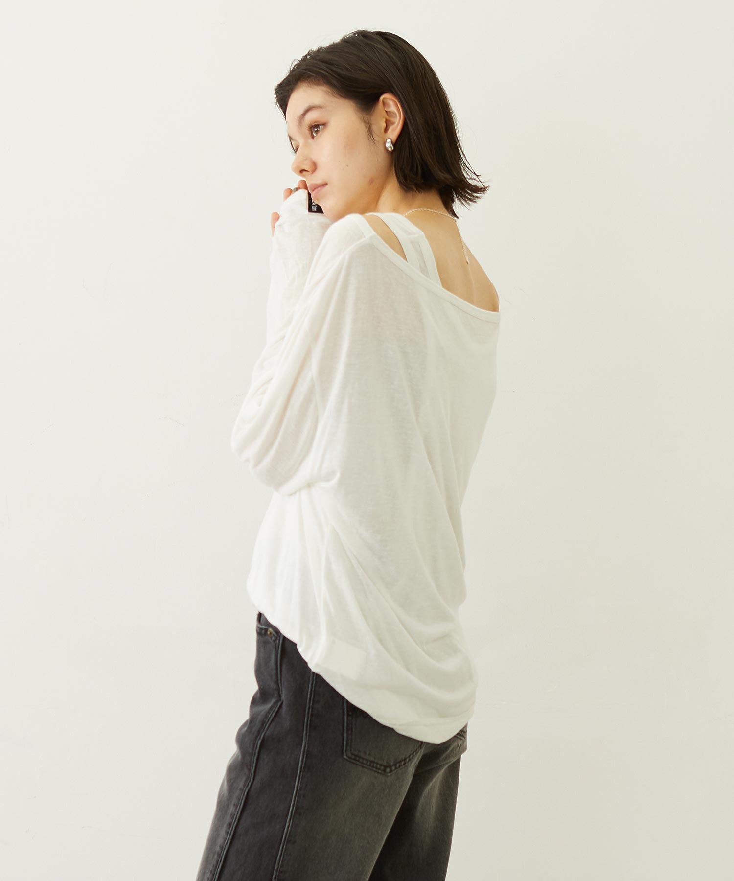 LAYERED LOOK L/S TOP