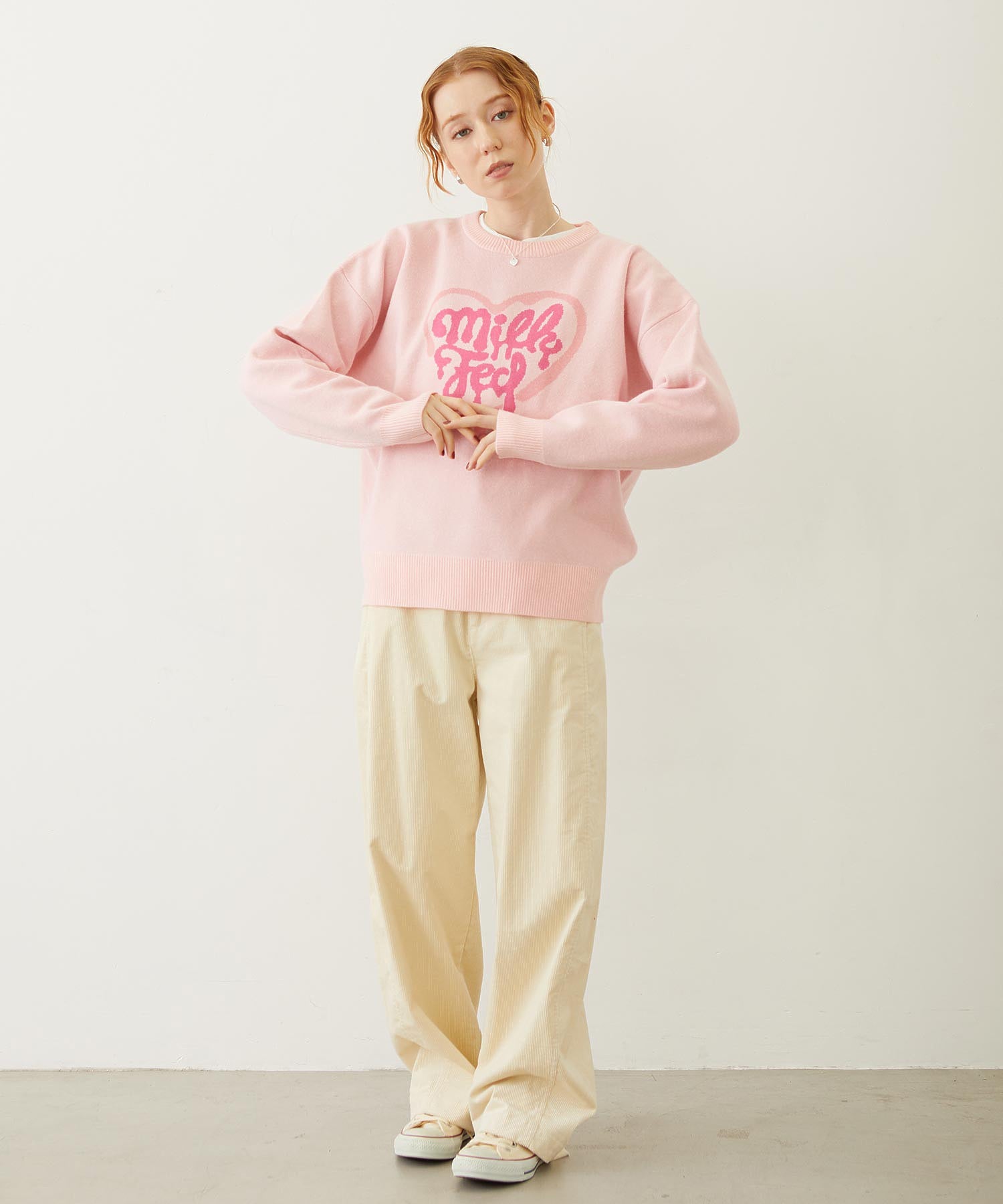 MELTY HEART KNIT TOP