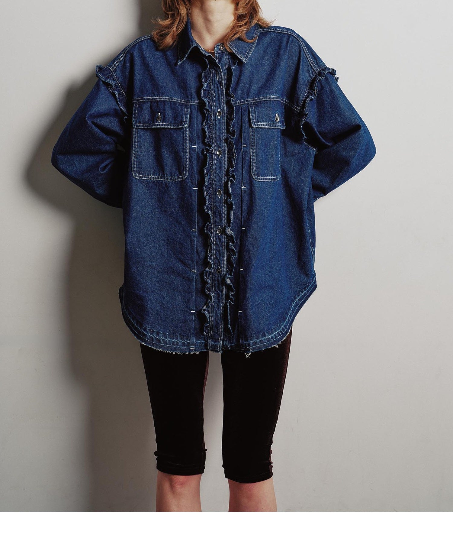 VELOUR CAPRI PANTS