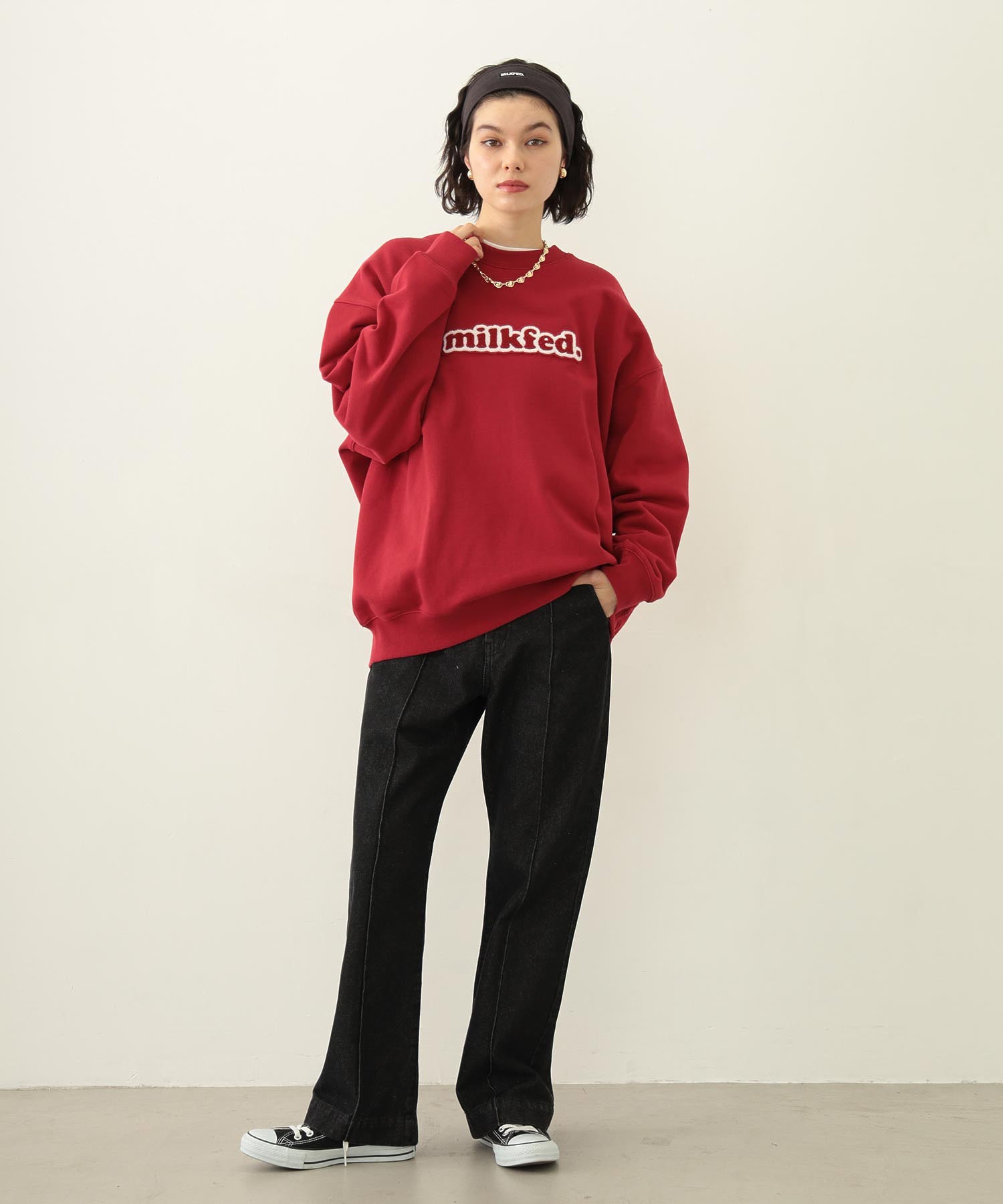 LOGO KNIT HAIR BAND