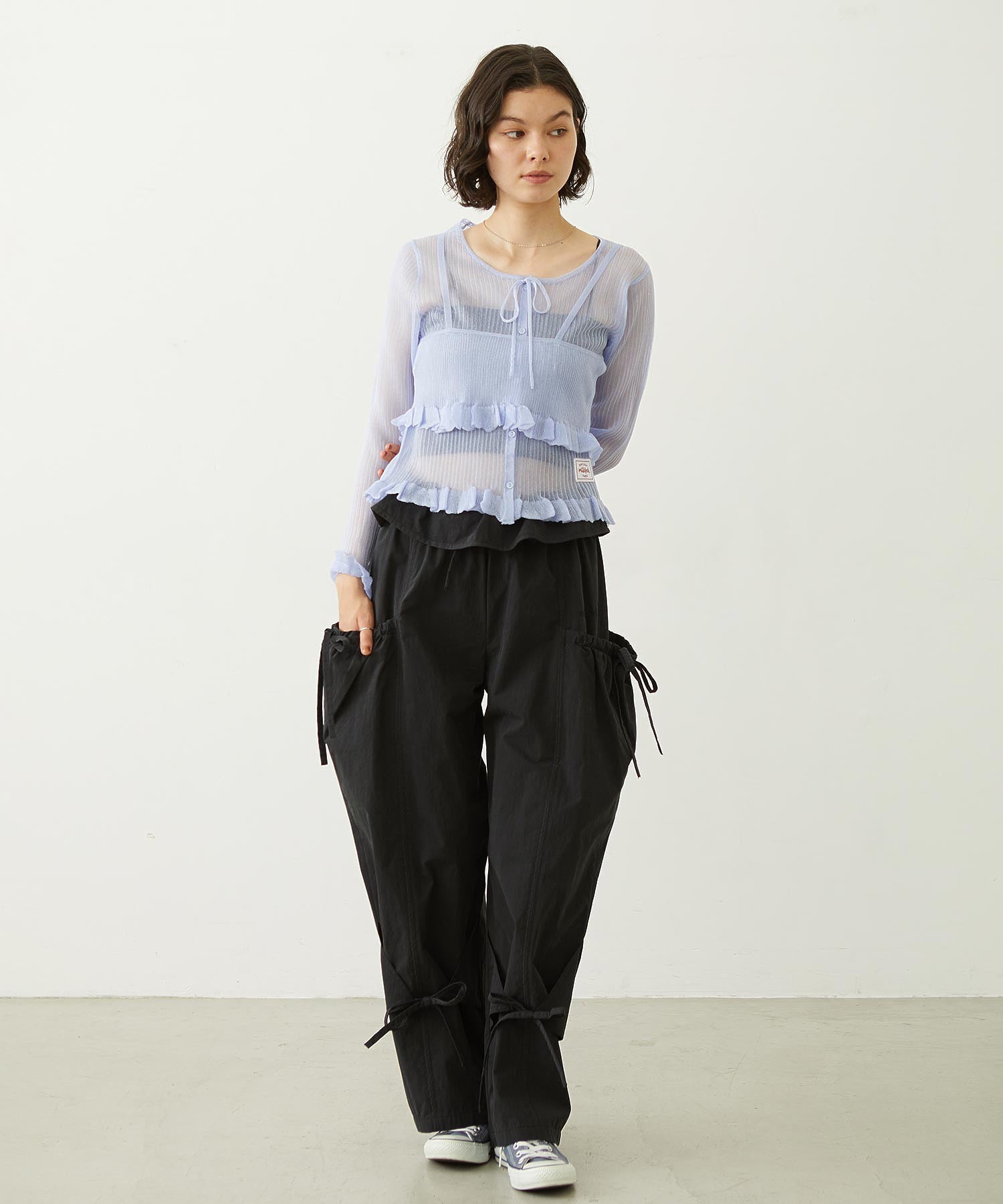 2-PIECE SHEER CARDIGAN