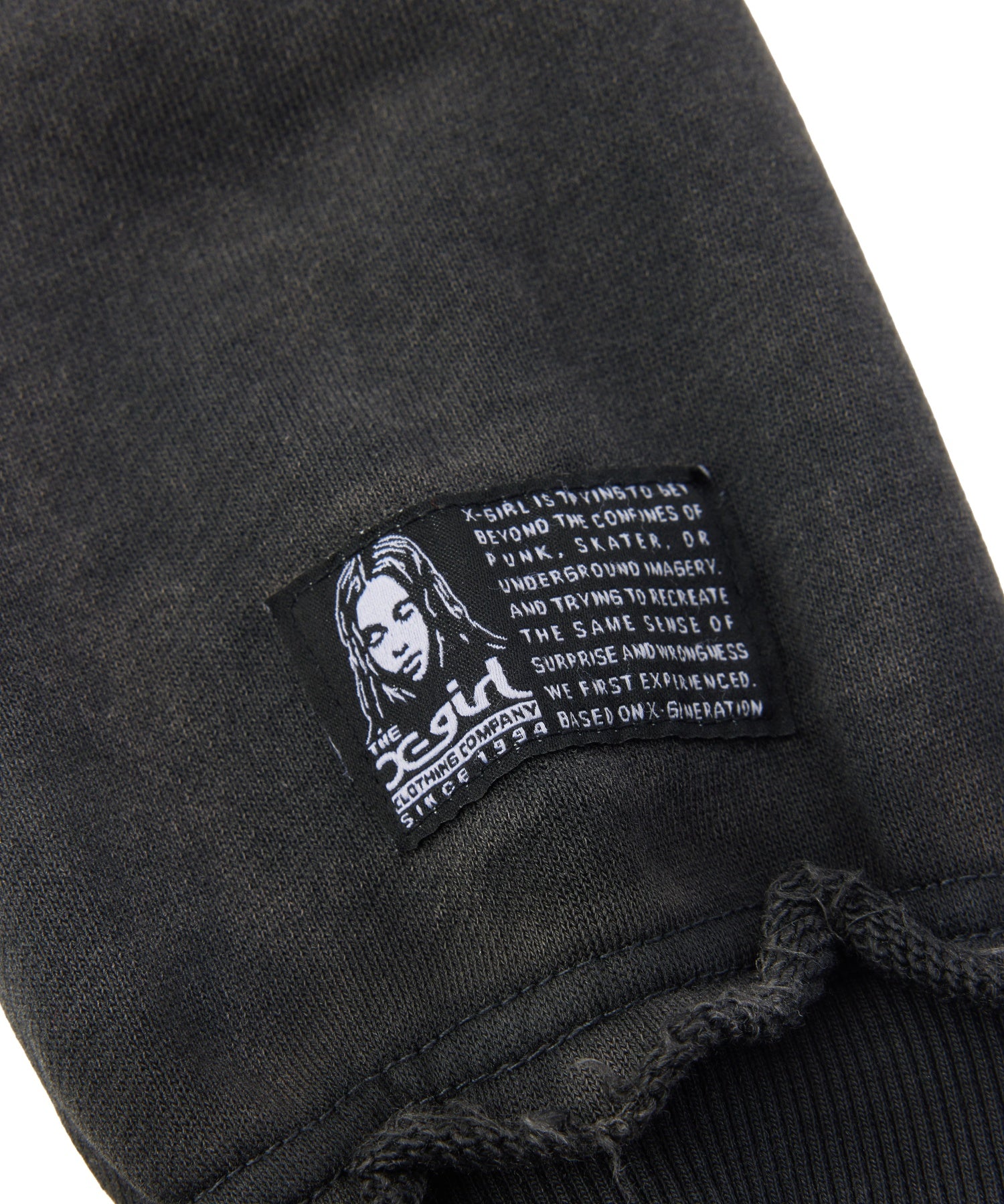 FADED CUT OFF COMPACT ZIP UP SWEWAT HOODIE