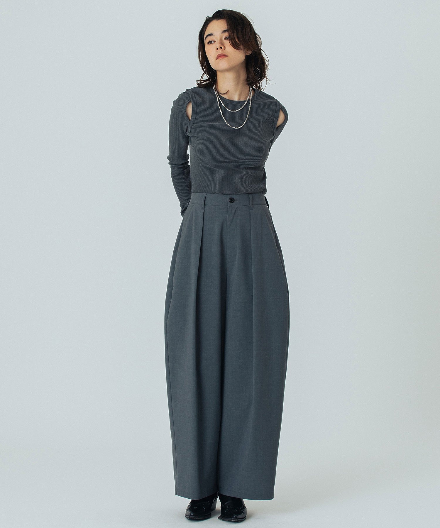 model:172cm 着用サイズ:M