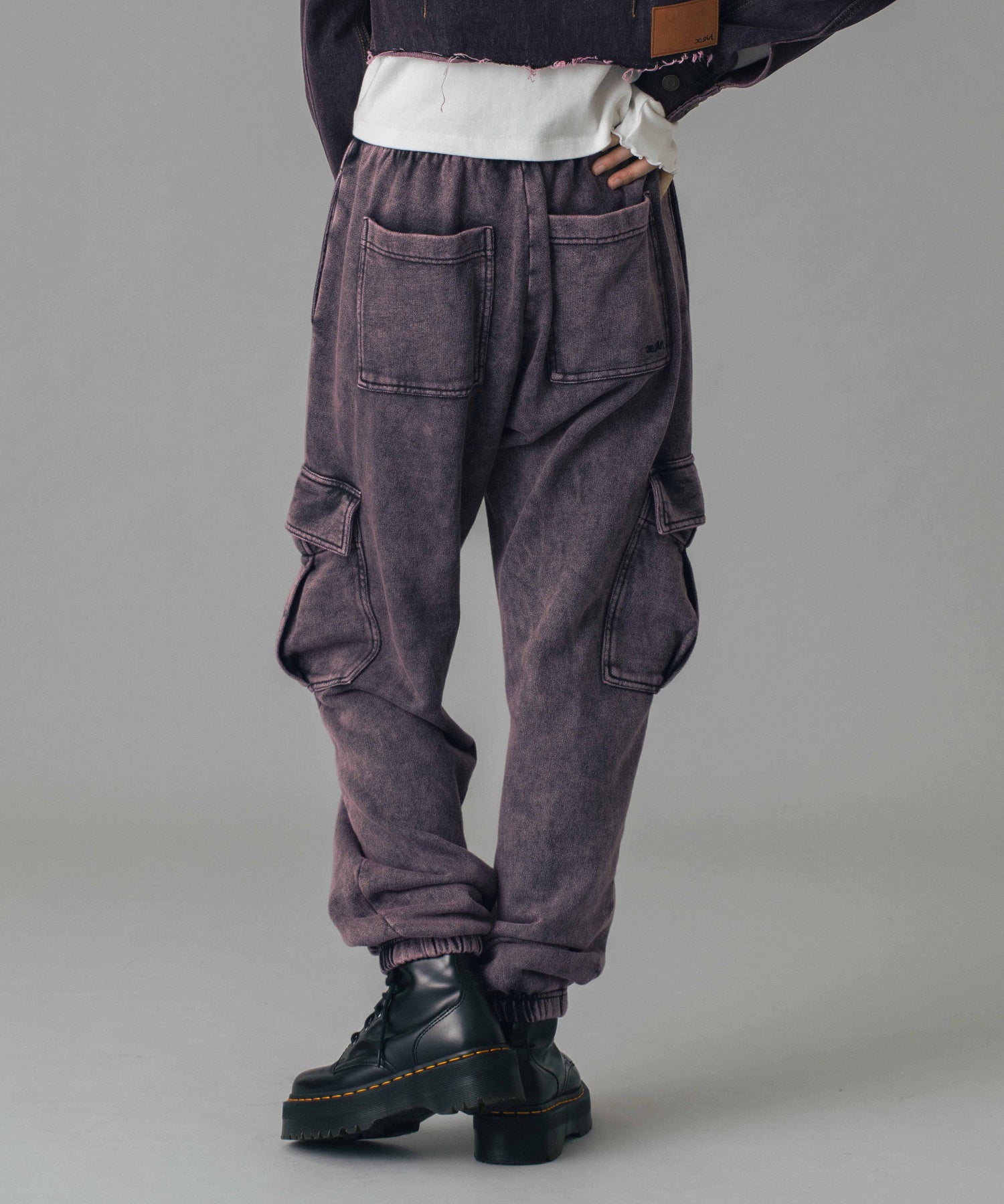 FADED CARGO SWEAT PANTS