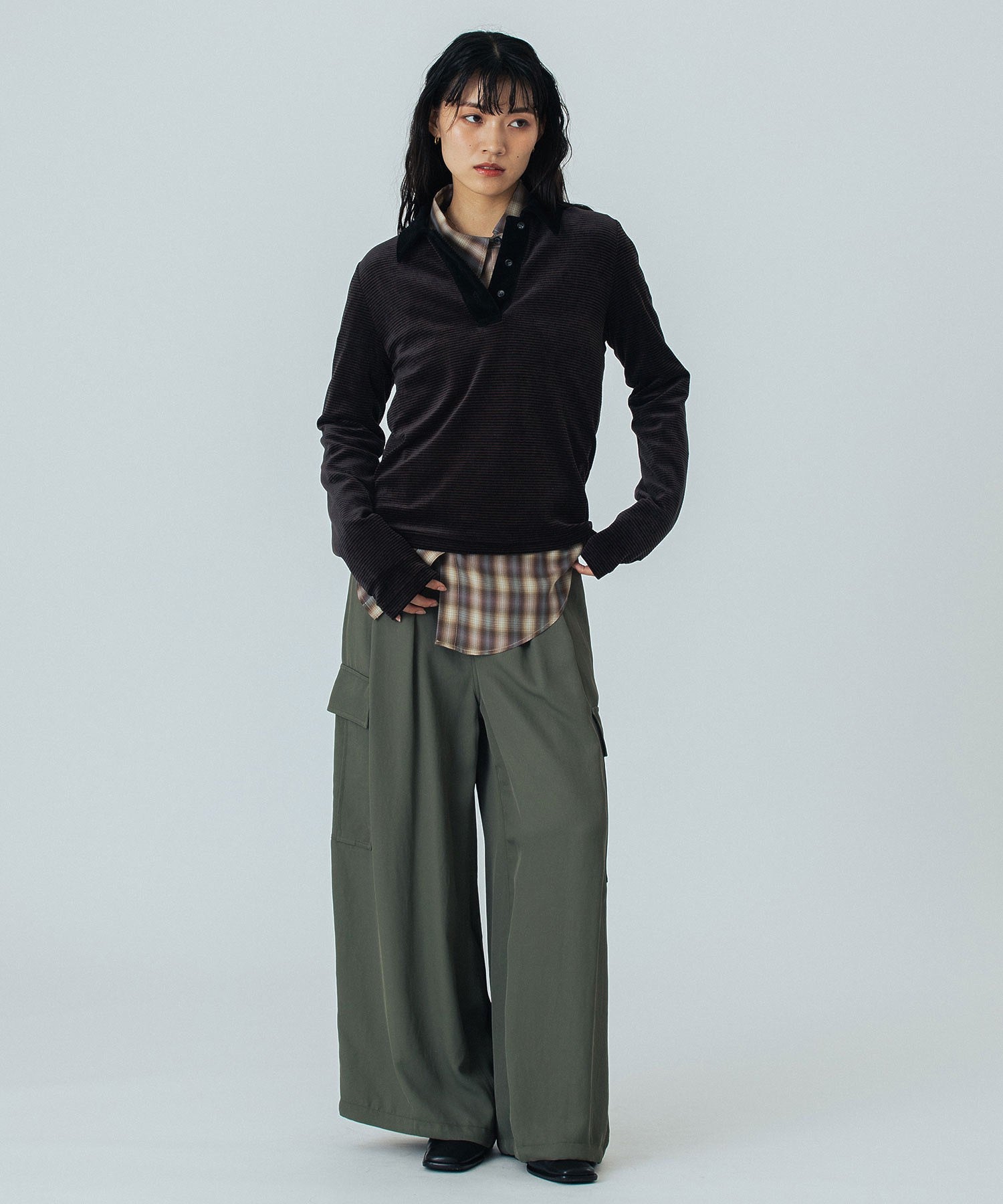 model:167cm 着用サイズ:S