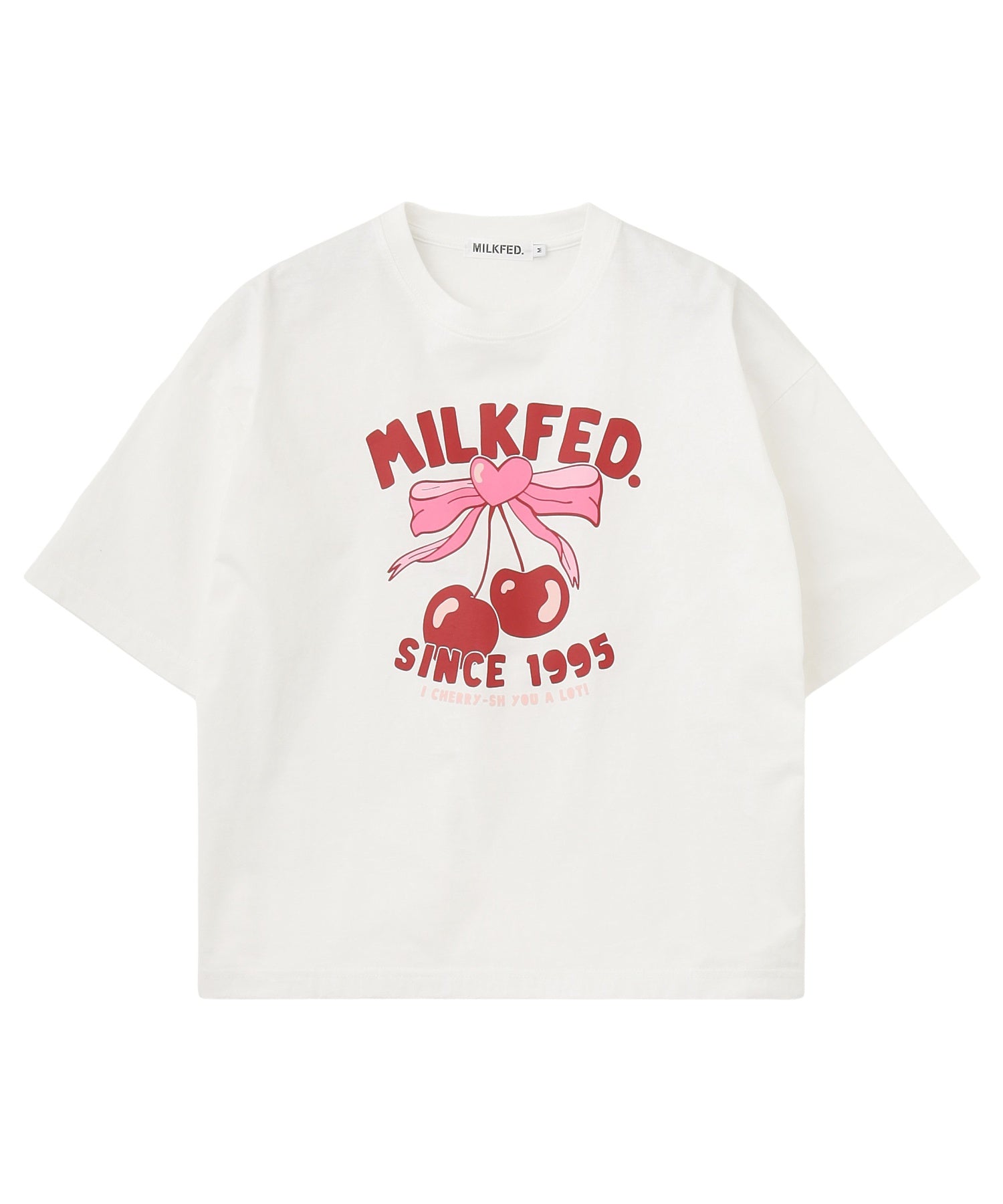 CHERRY RIBBON WIDE S/S TEE