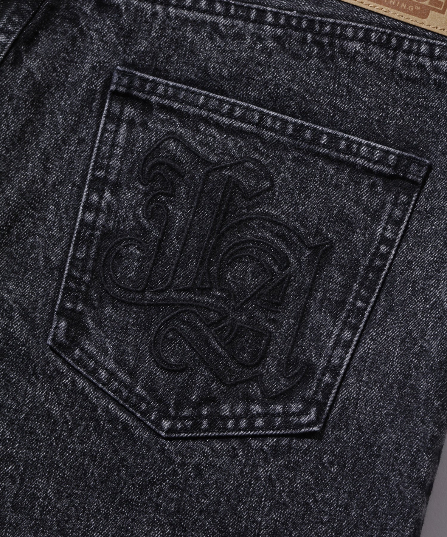 OVERDYED DENIM PANTS