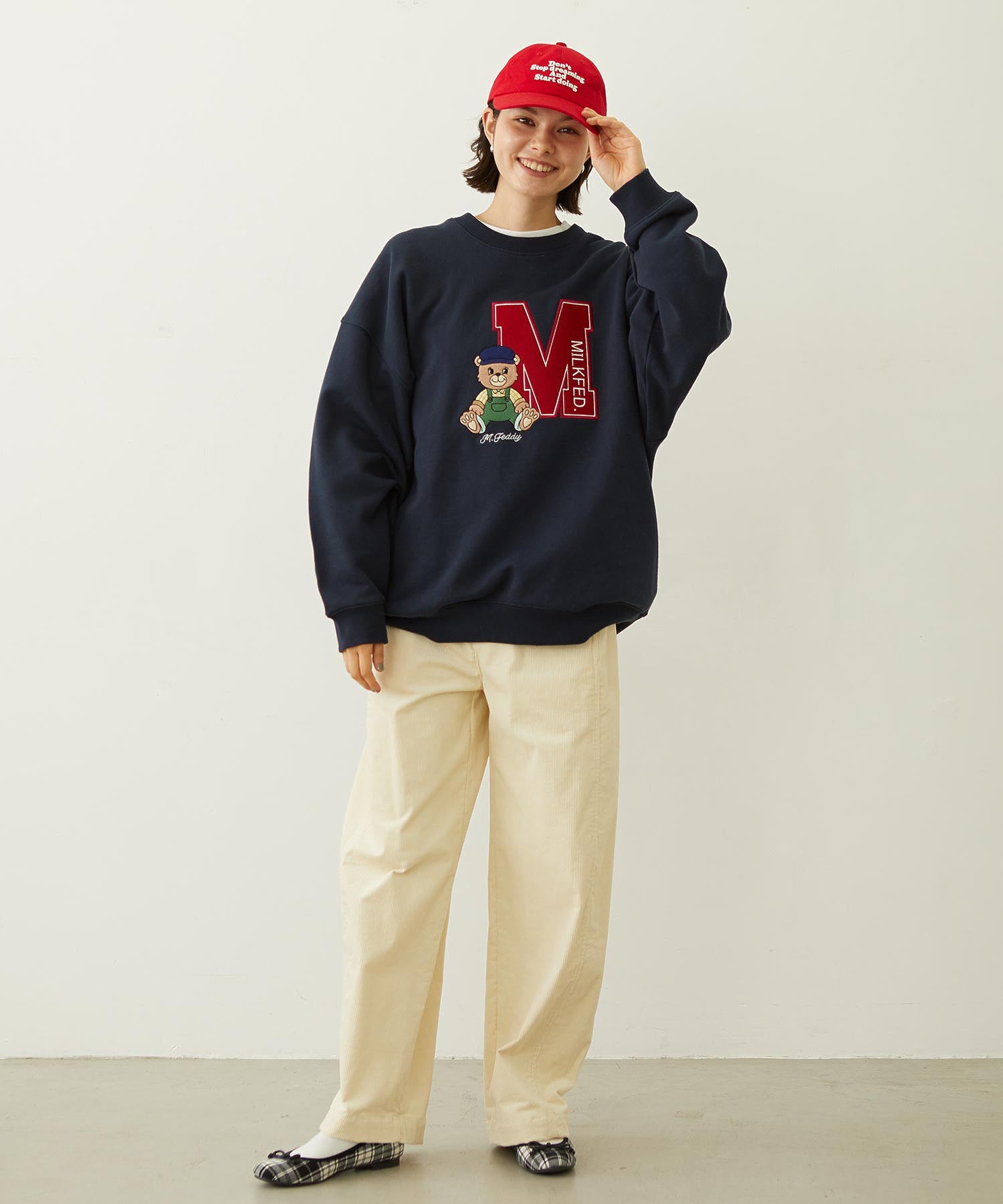 M.FEDDY EMBLEM SWEAT TOP