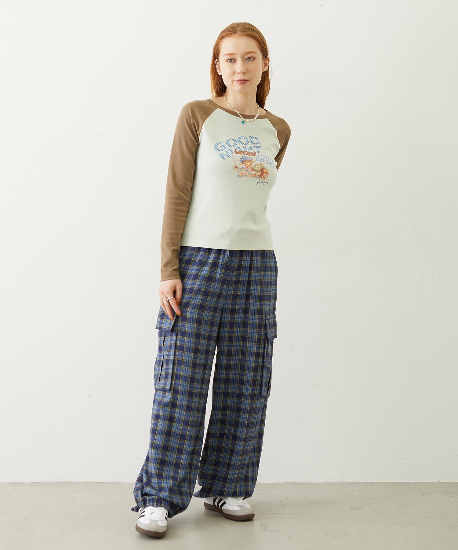 CHECKED CARGO PANTS