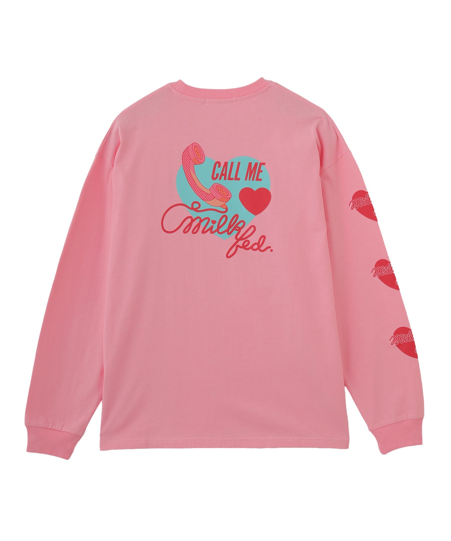 HEART AND PHONE WIDE L/S TEE