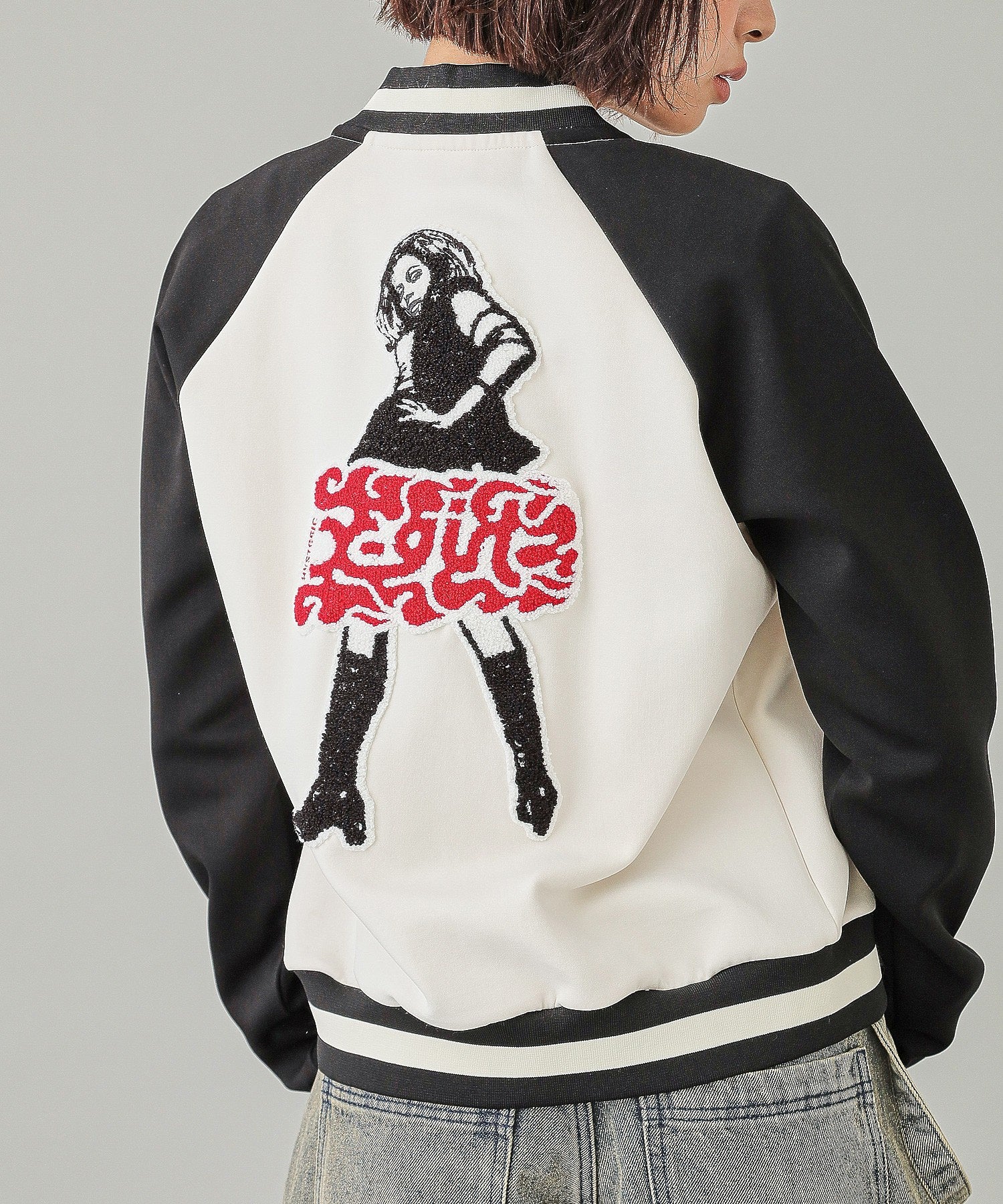 X-girl x HYSTERIC GLAMOUR TRACK JACKET