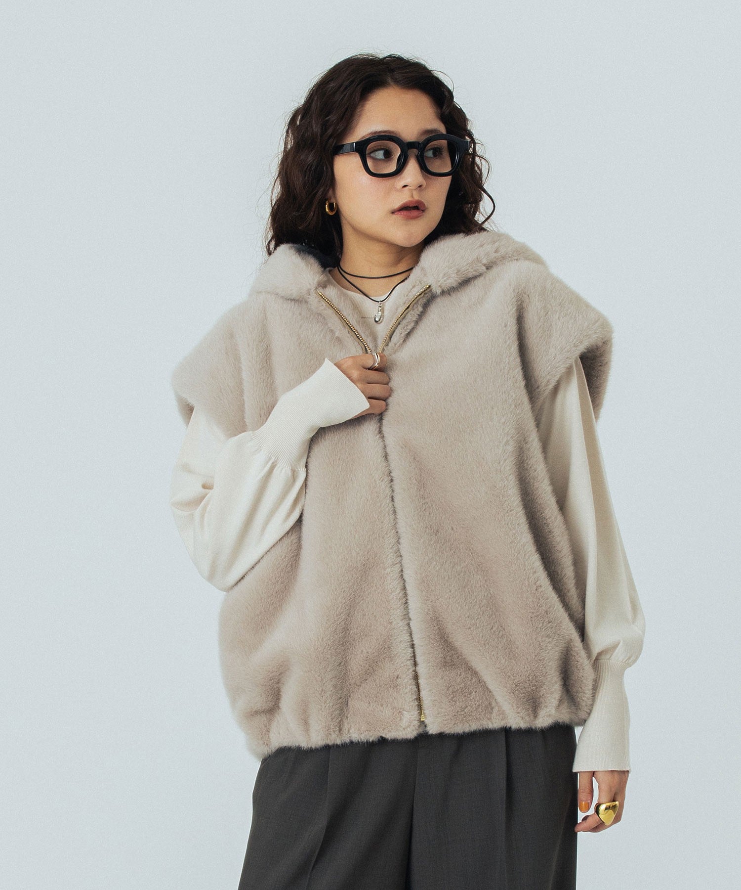 model:160cm 着用サイズ:ONE SIZE