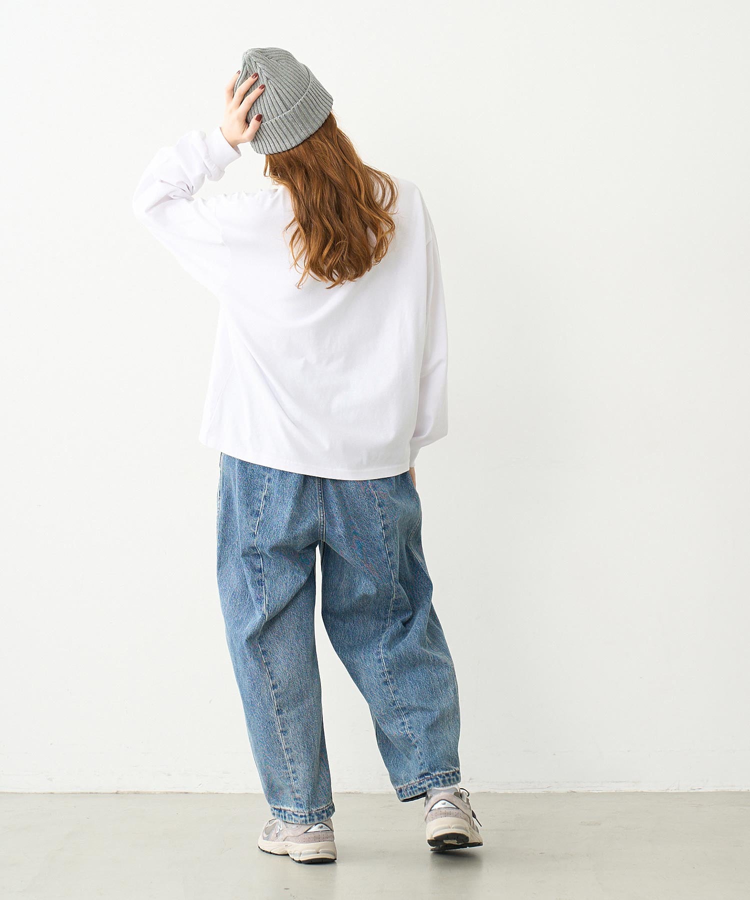 WIDE LEG BAGGY DENIM PANTS