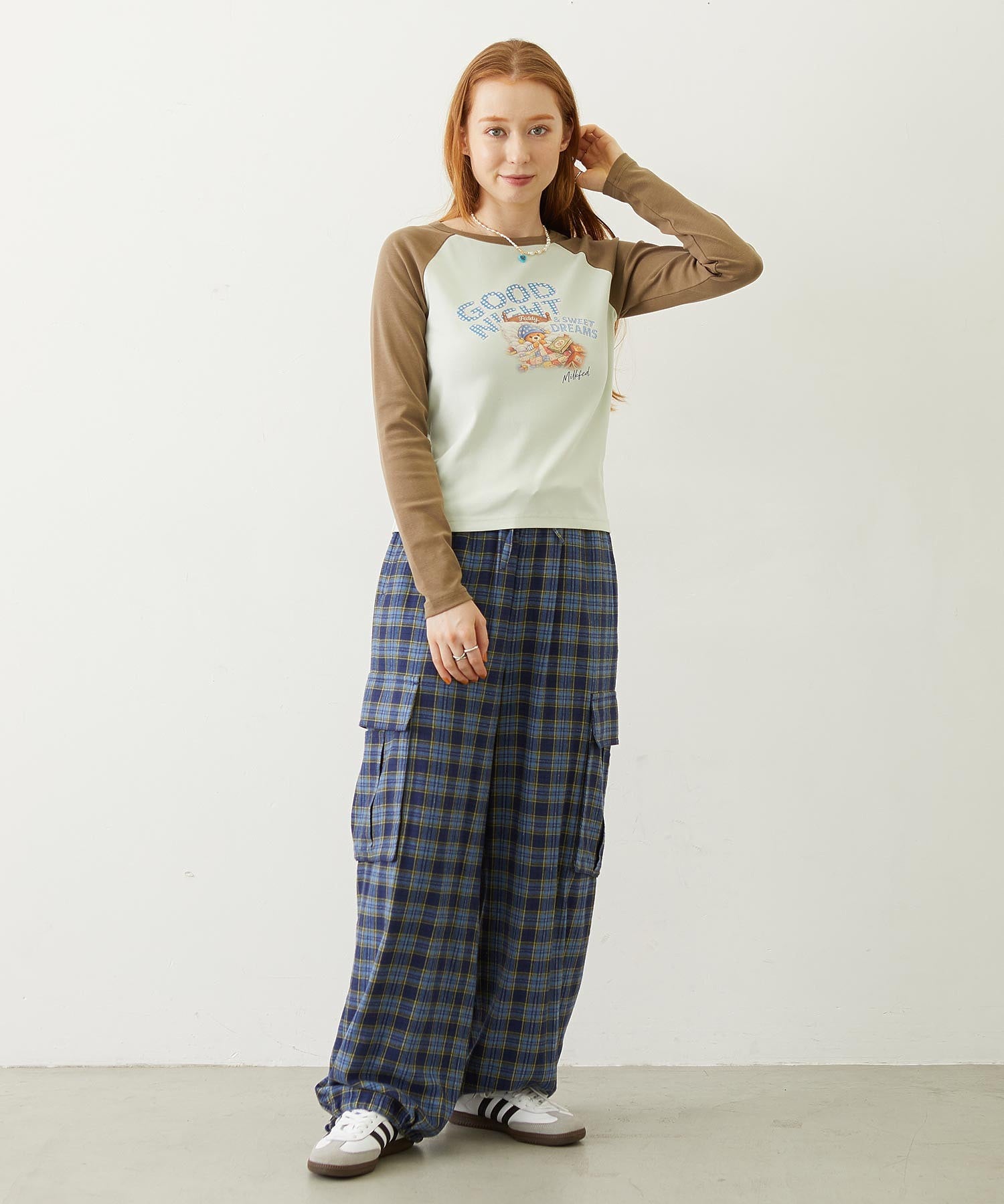 CHECKED CARGO PANTS