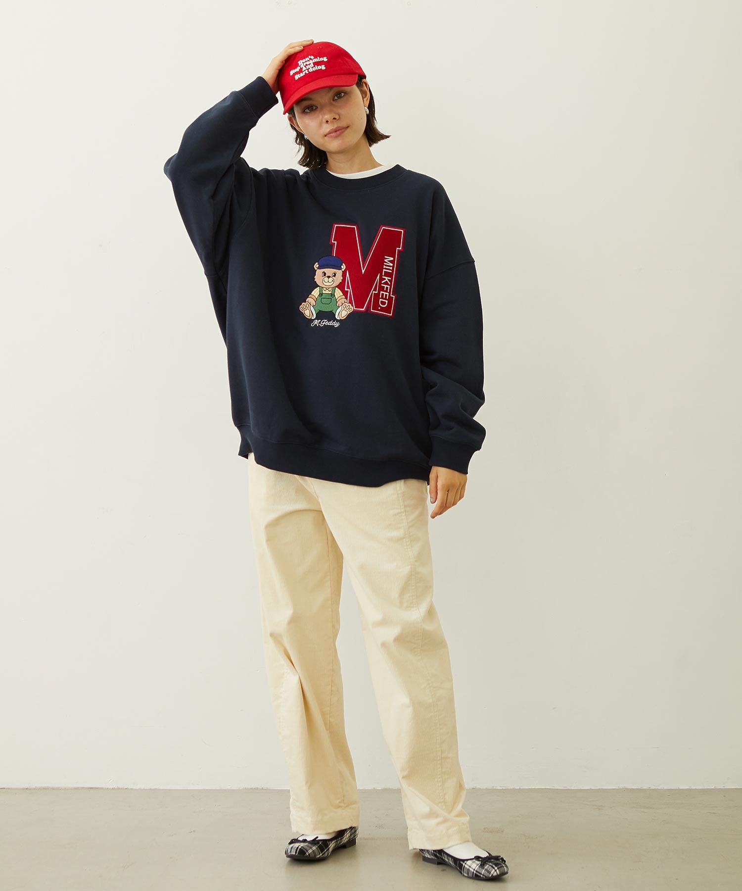 M.FEDDY EMBLEM SWEAT TOP