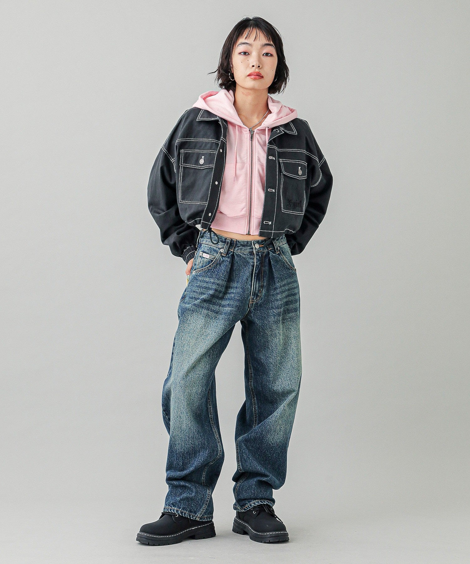 2WAY CROPPED JACKET