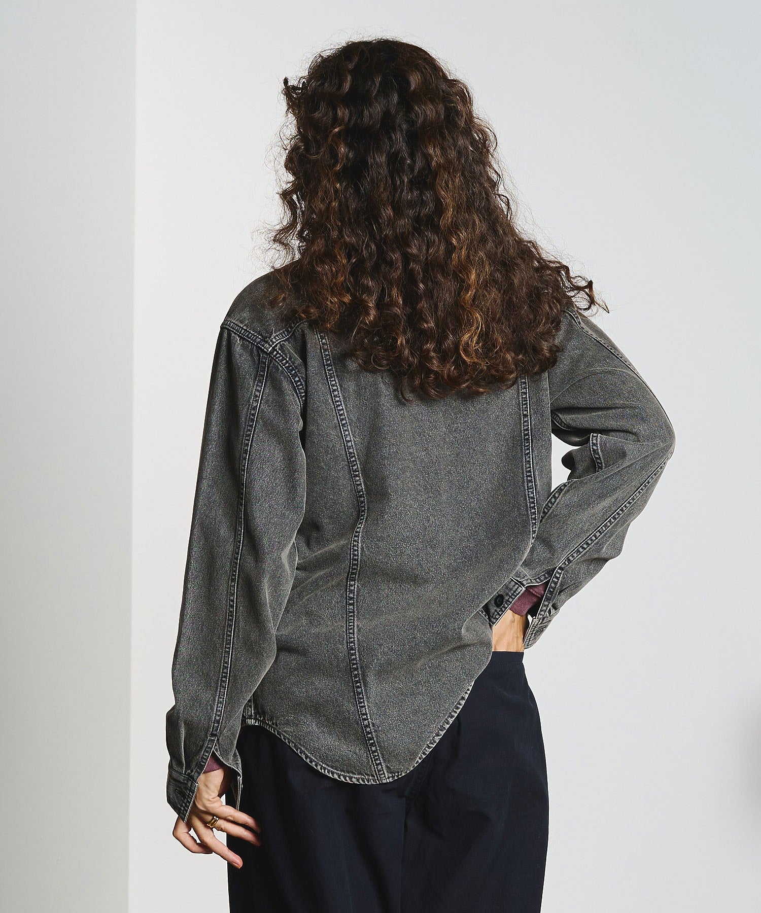 CREOLME/DENIM L/S SHIRT
