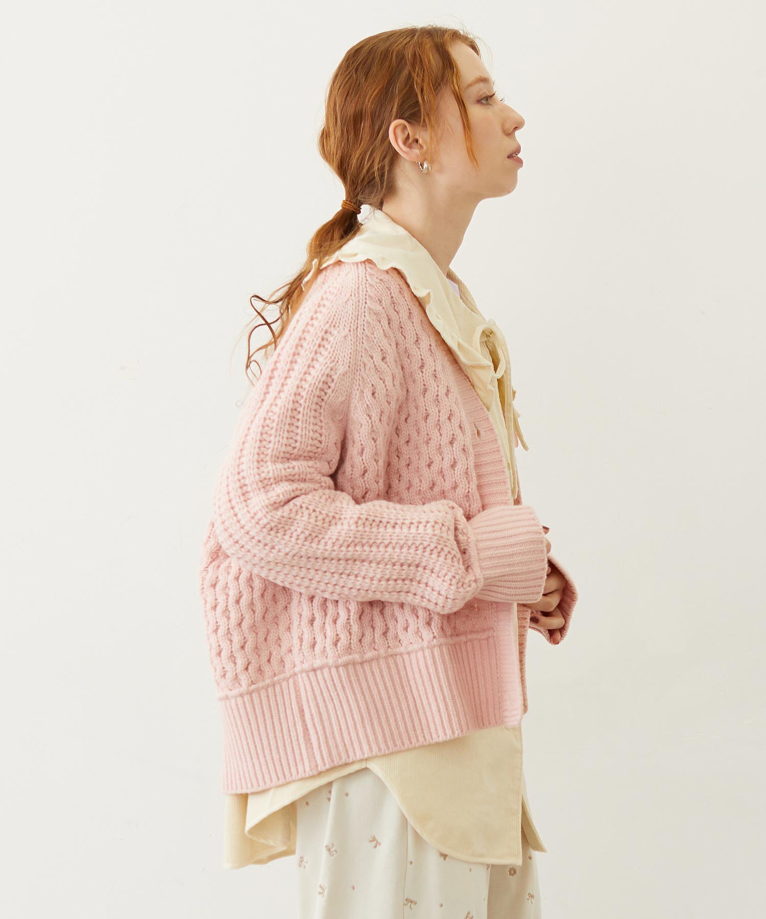 CABLE KNIT CARDIGAN