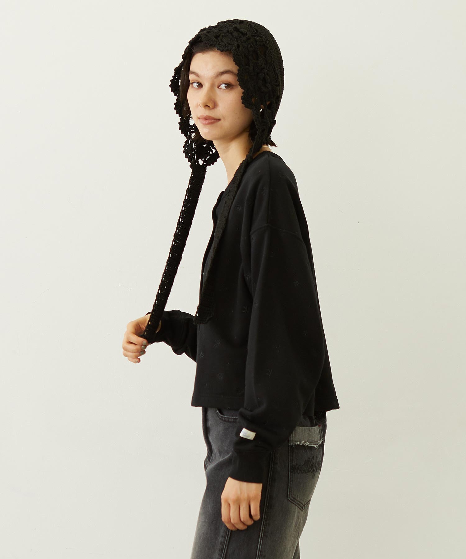 EMBROIDERY SWEAT JACKET