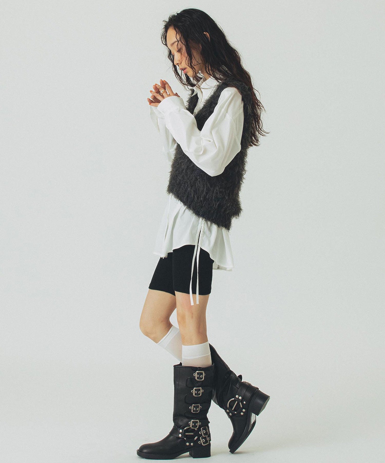 model:161cm 着用サイズ:ONE SIZE