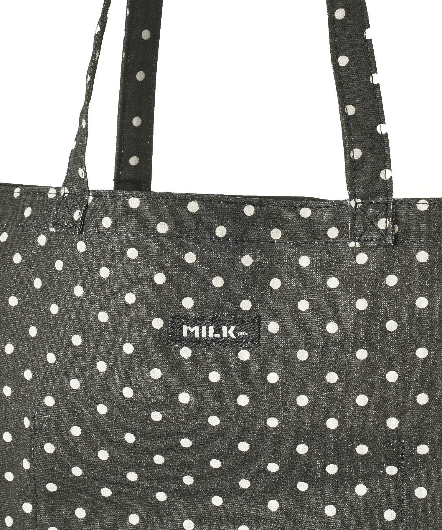 ICING LOGO POLKA DOT FLAT TOTE