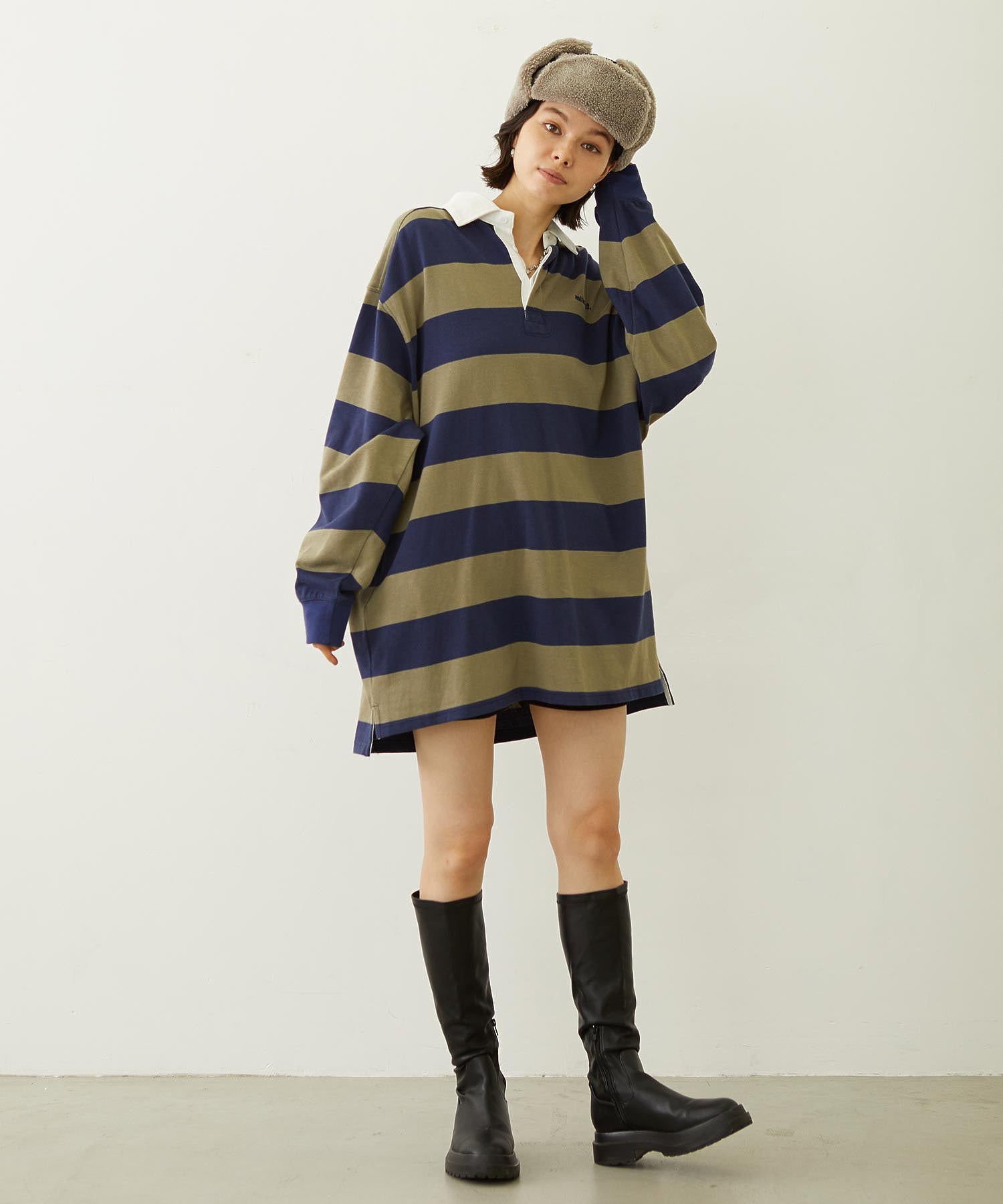 STRIPED RUGBY SHIRT
