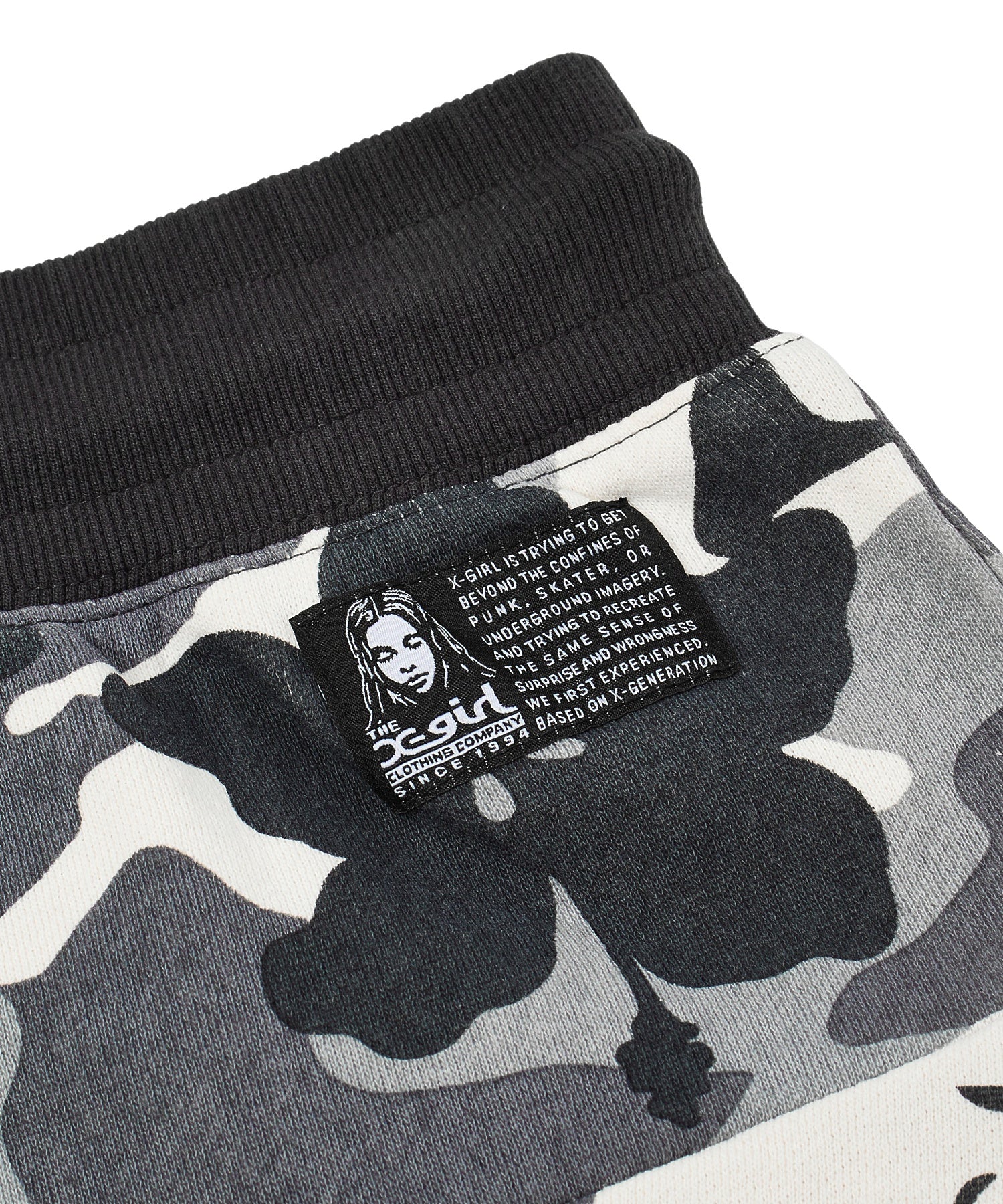 HIBISCUS CAMOUFLAGE SWEAT SKIRT