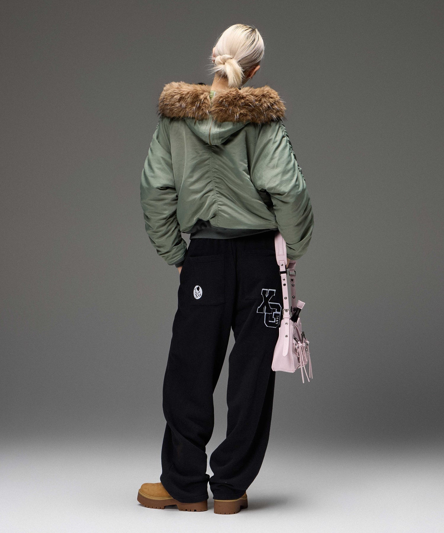X-girl PATCHES SWEATPANTS
