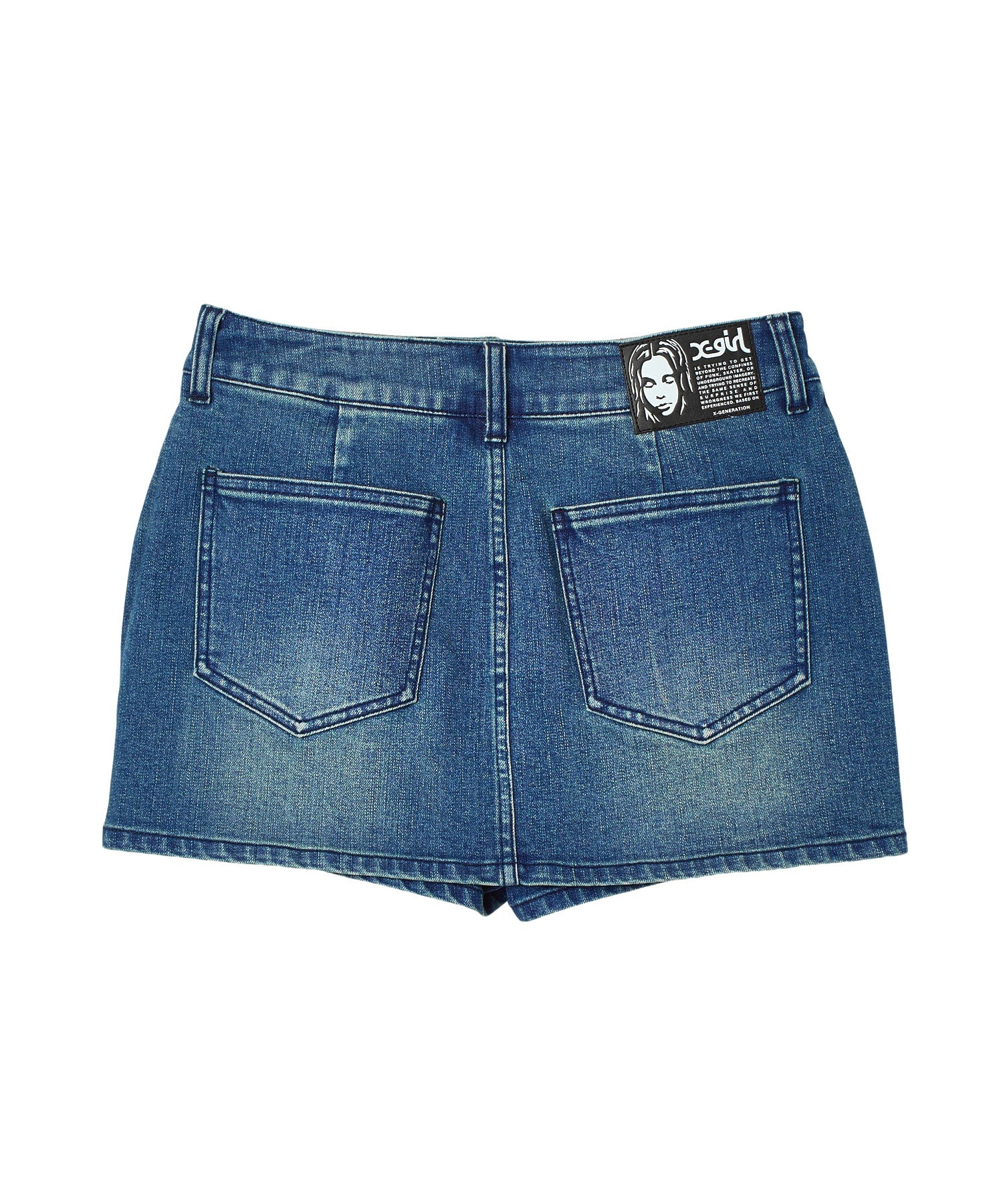 DENIM SKORT