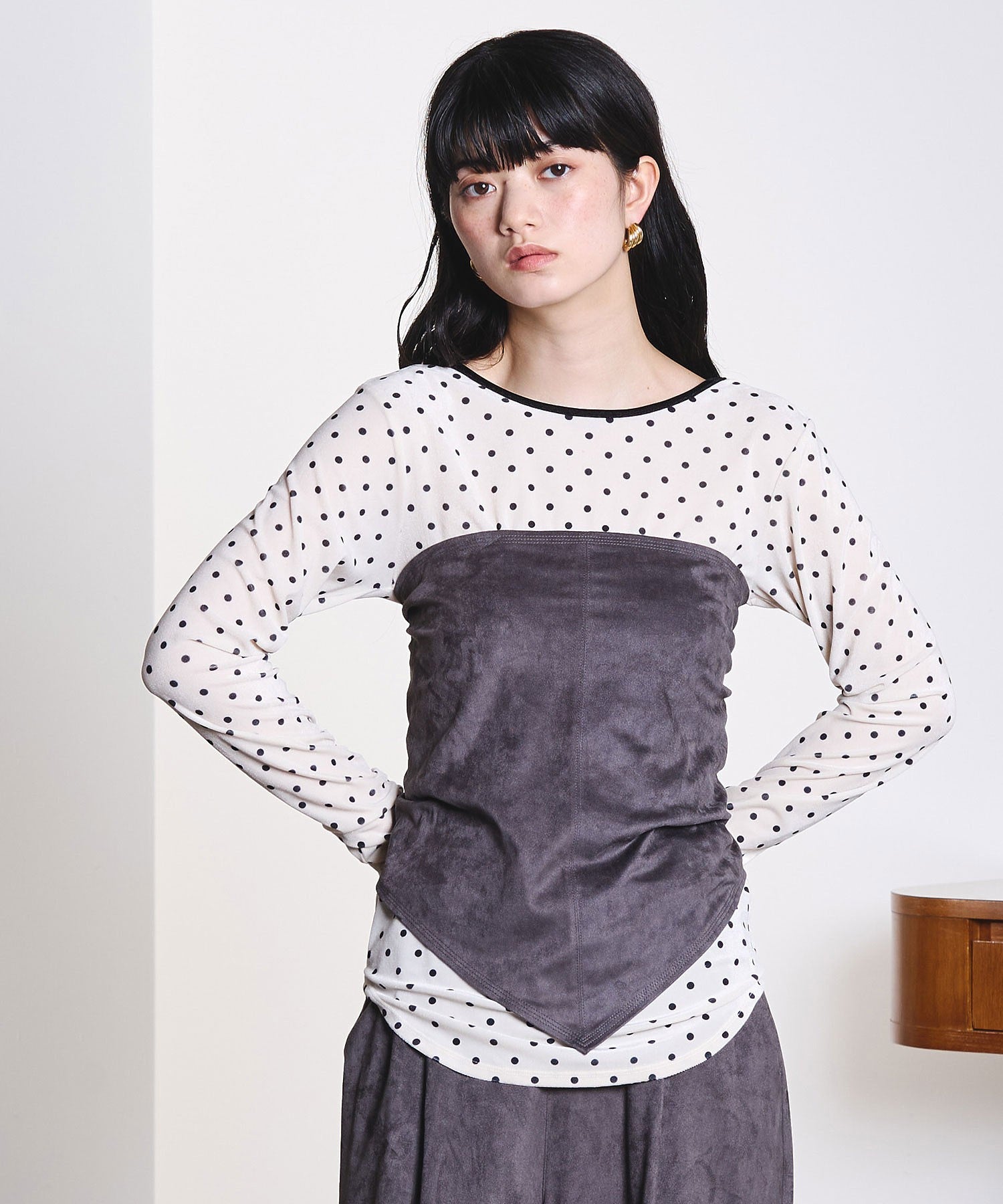 model:163cm 着用サイズ:ONE SIZE