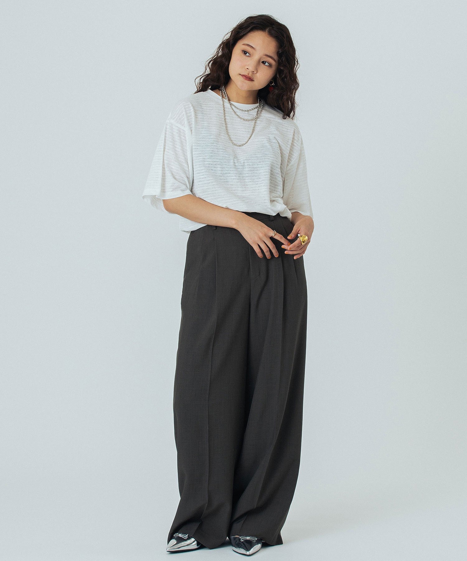model:160cm 着用サイズ:ONE SIZE