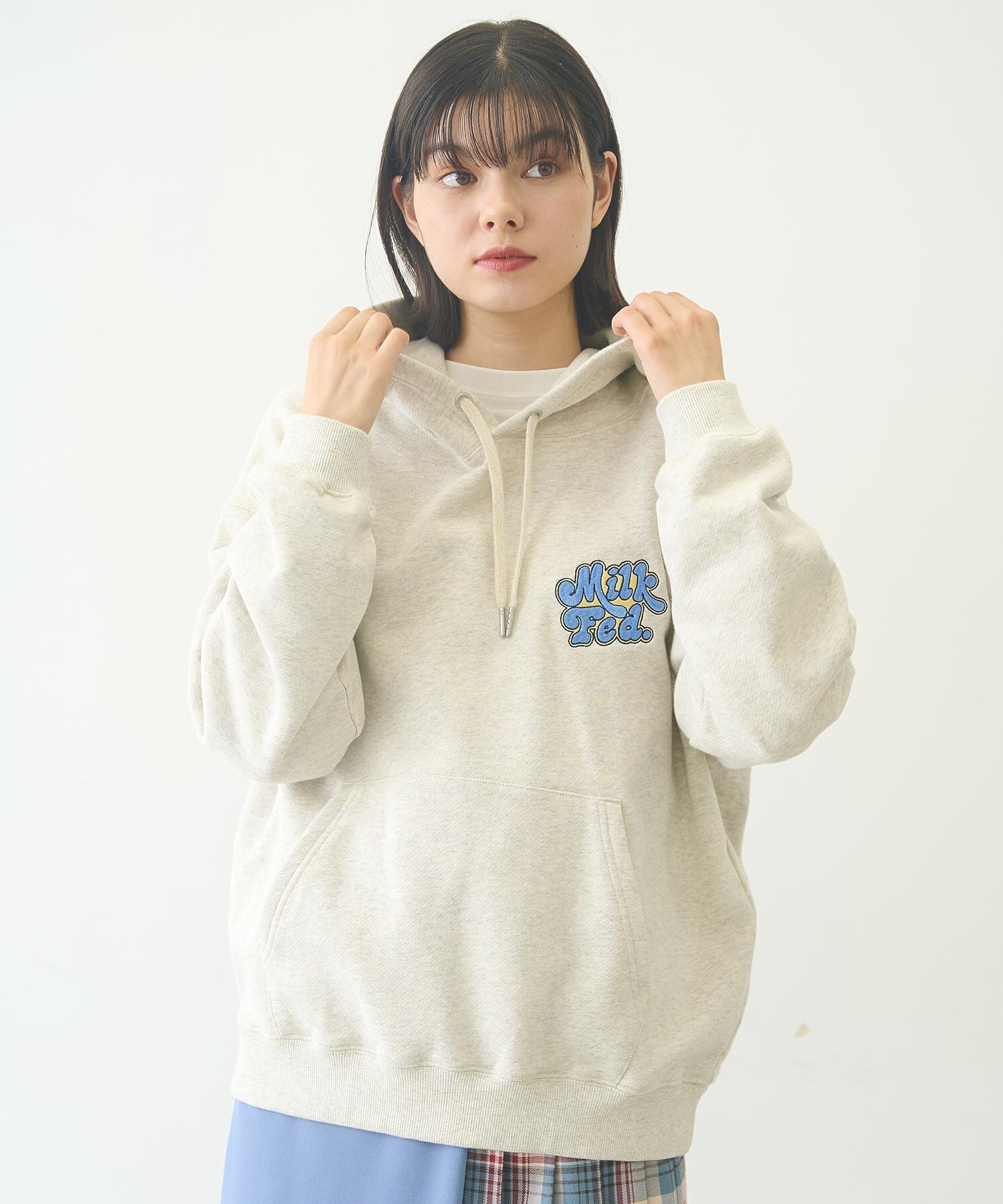 EMBROIDERD 70s LOGO SWEAT HOODIE