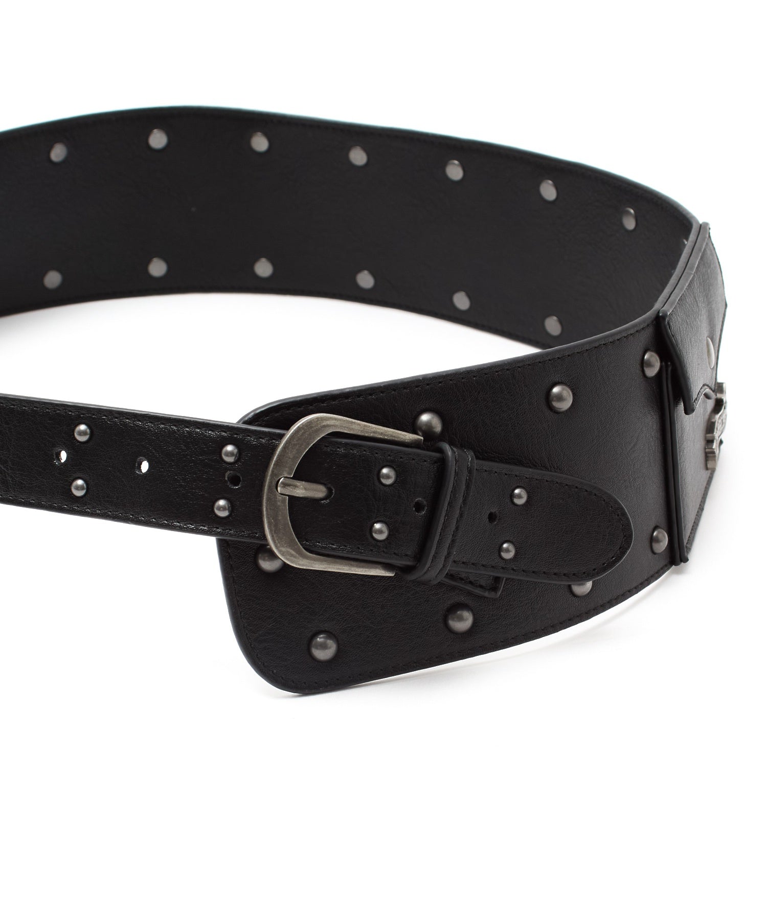 STUDDED THICK BELT