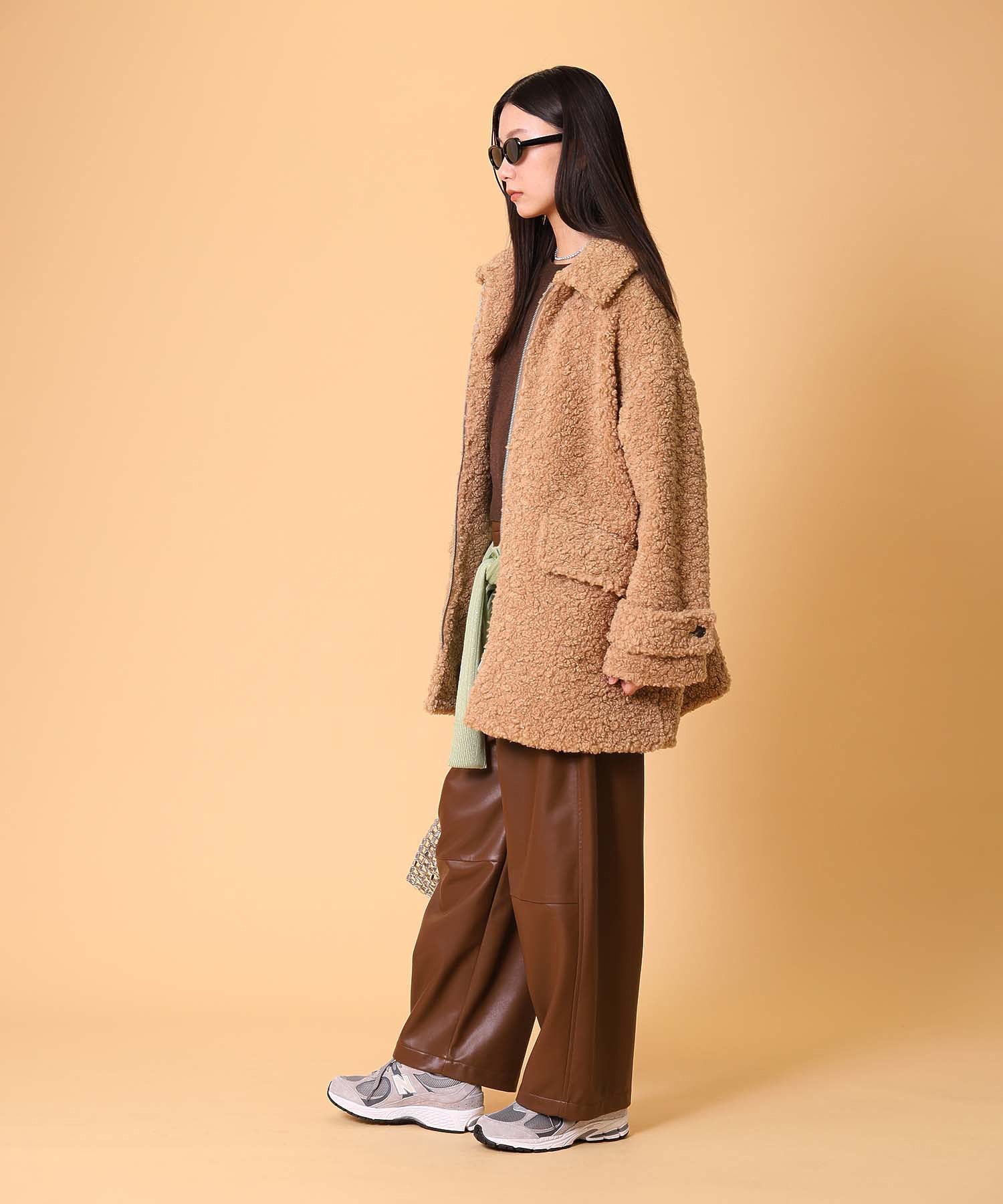 ボアハーフコート