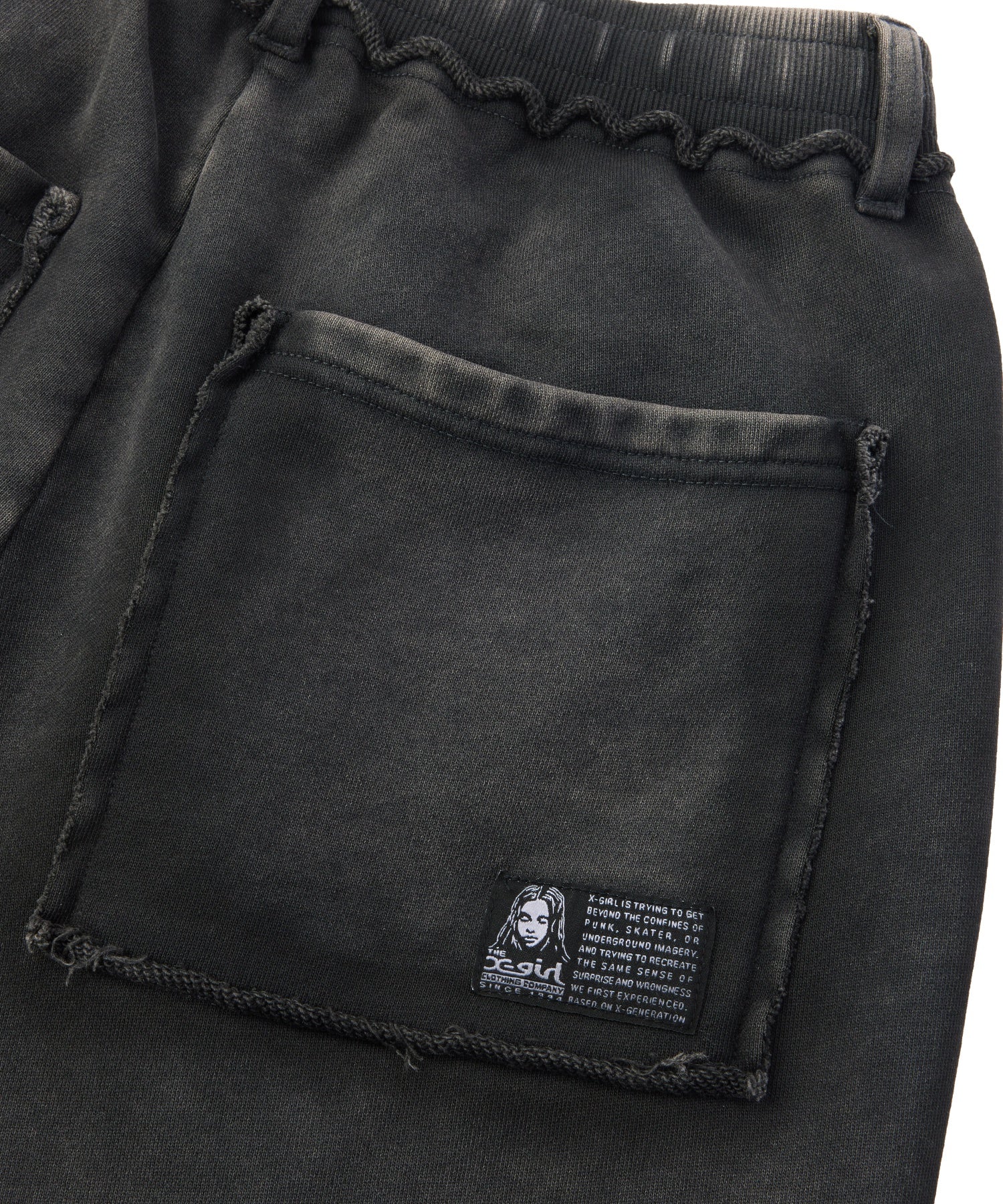 FADED CUT OUT SWEATPANTS