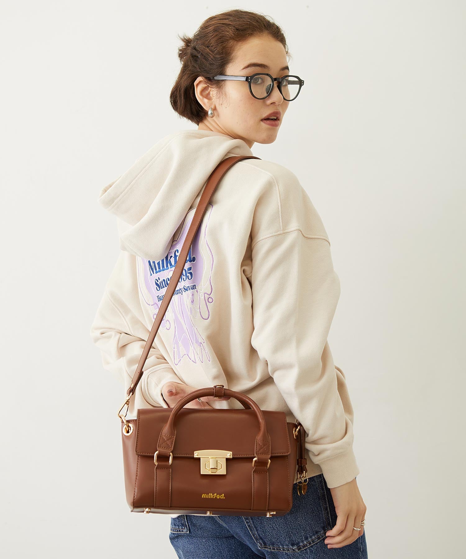2WAY TOP HANDLE BAG