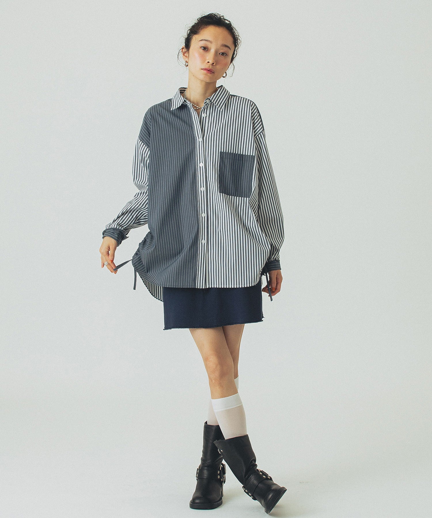 INLAY MINI SKIRT
