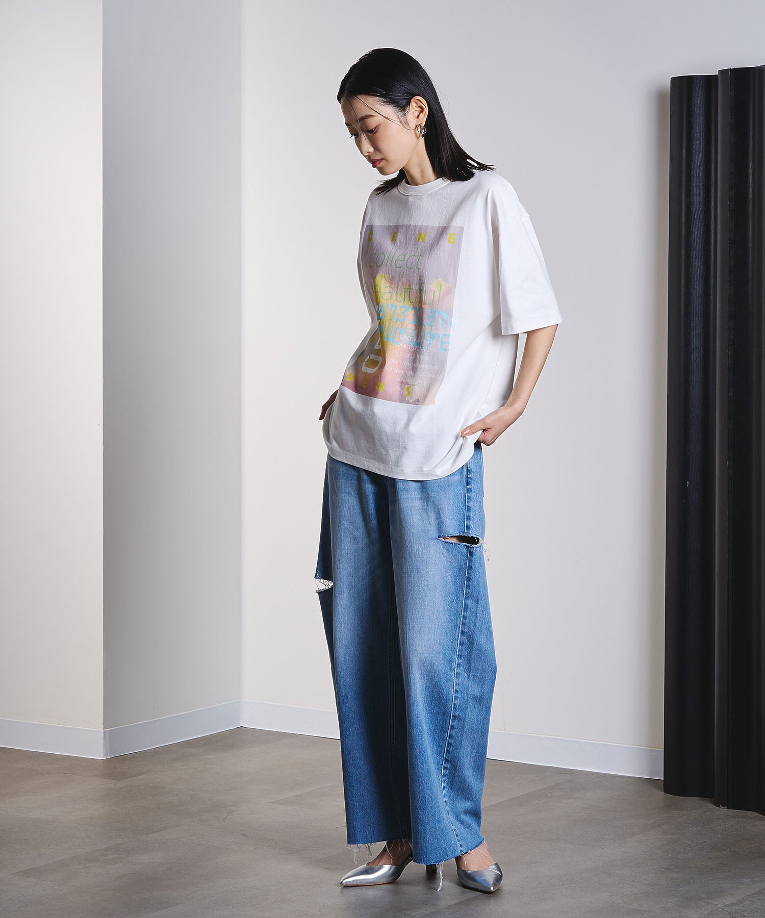 model:169cm 着用サイズ:M