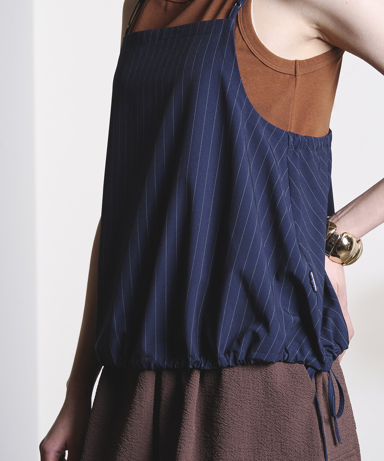 THOUSAND MILE x GENE HEAVENS CAMI AND WIDE PANTS SET UP