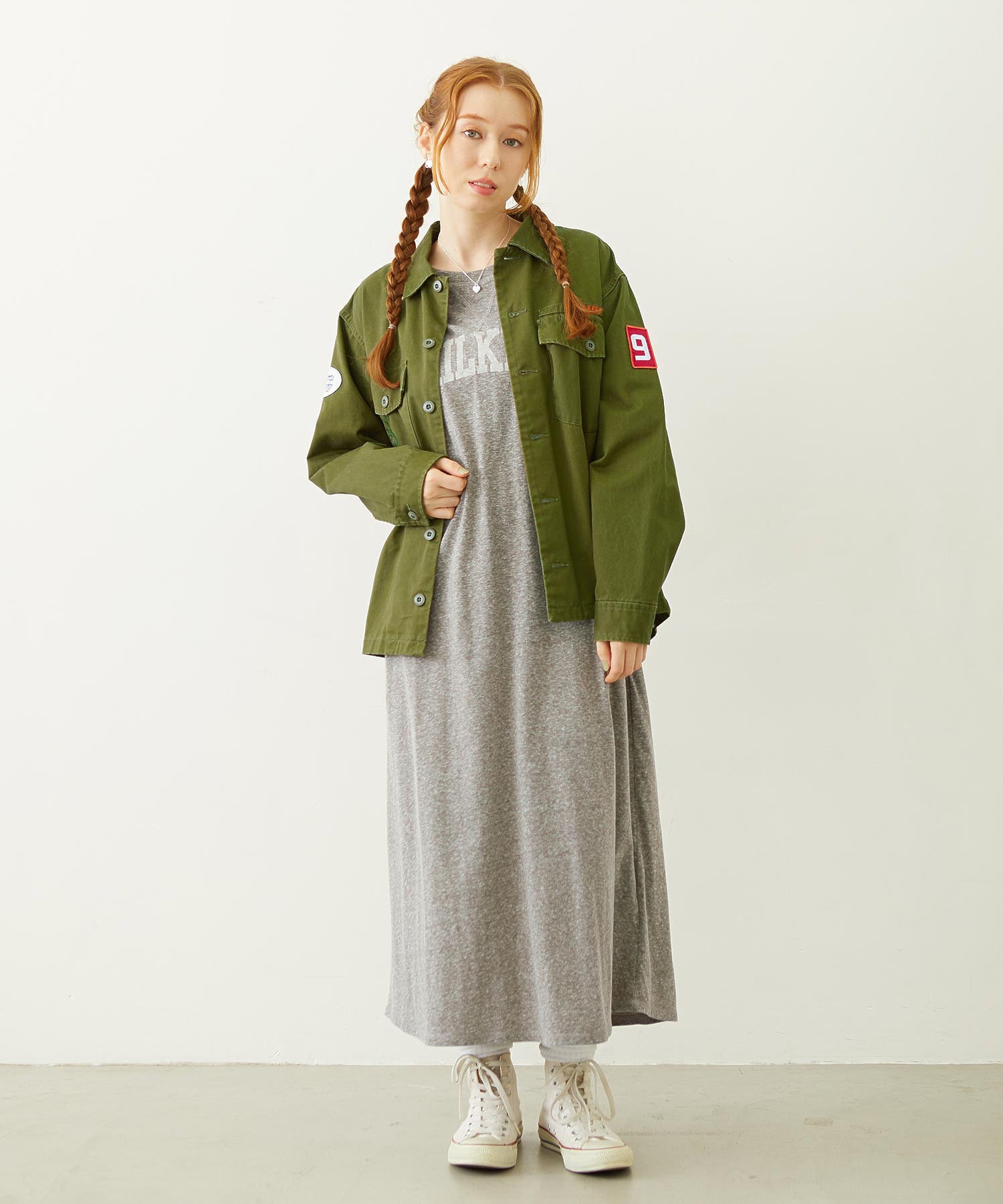 COLLEGE LOGO LONG DRESS